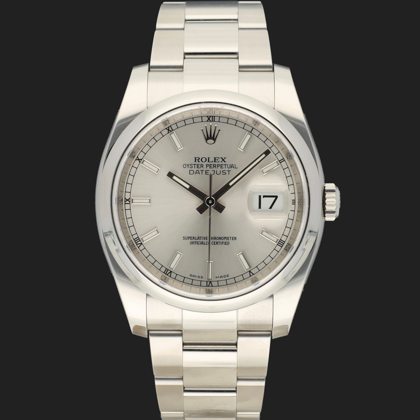 Rolex Datejust 36 116200 (2019) - Silver dial 36 mm Steel case (3/8)