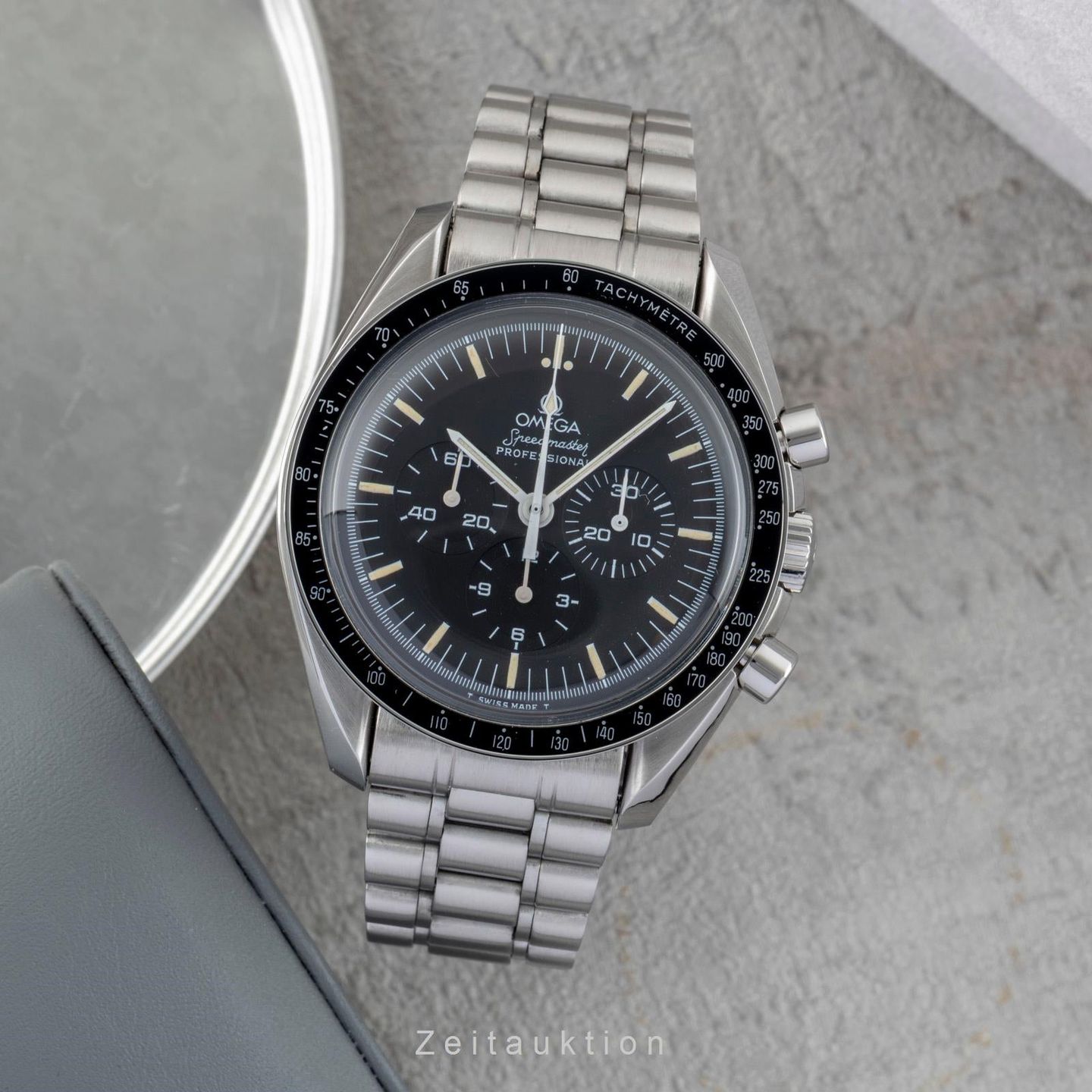 Omega Speedmaster Professional Moonwatch 3590.50.00 (1991) - Zwart wijzerplaat 42mm Staal (3/8)
