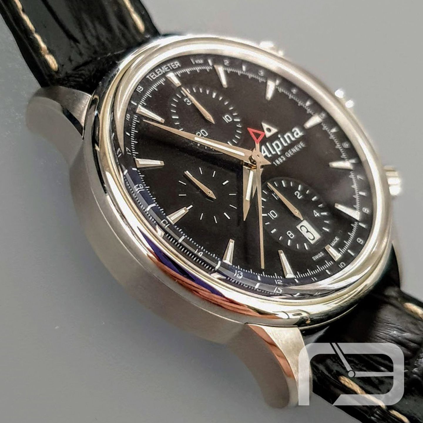 Alpina Alpiner AL-750B4E6 (2024) - Black dial 42 mm Steel case (4/8)