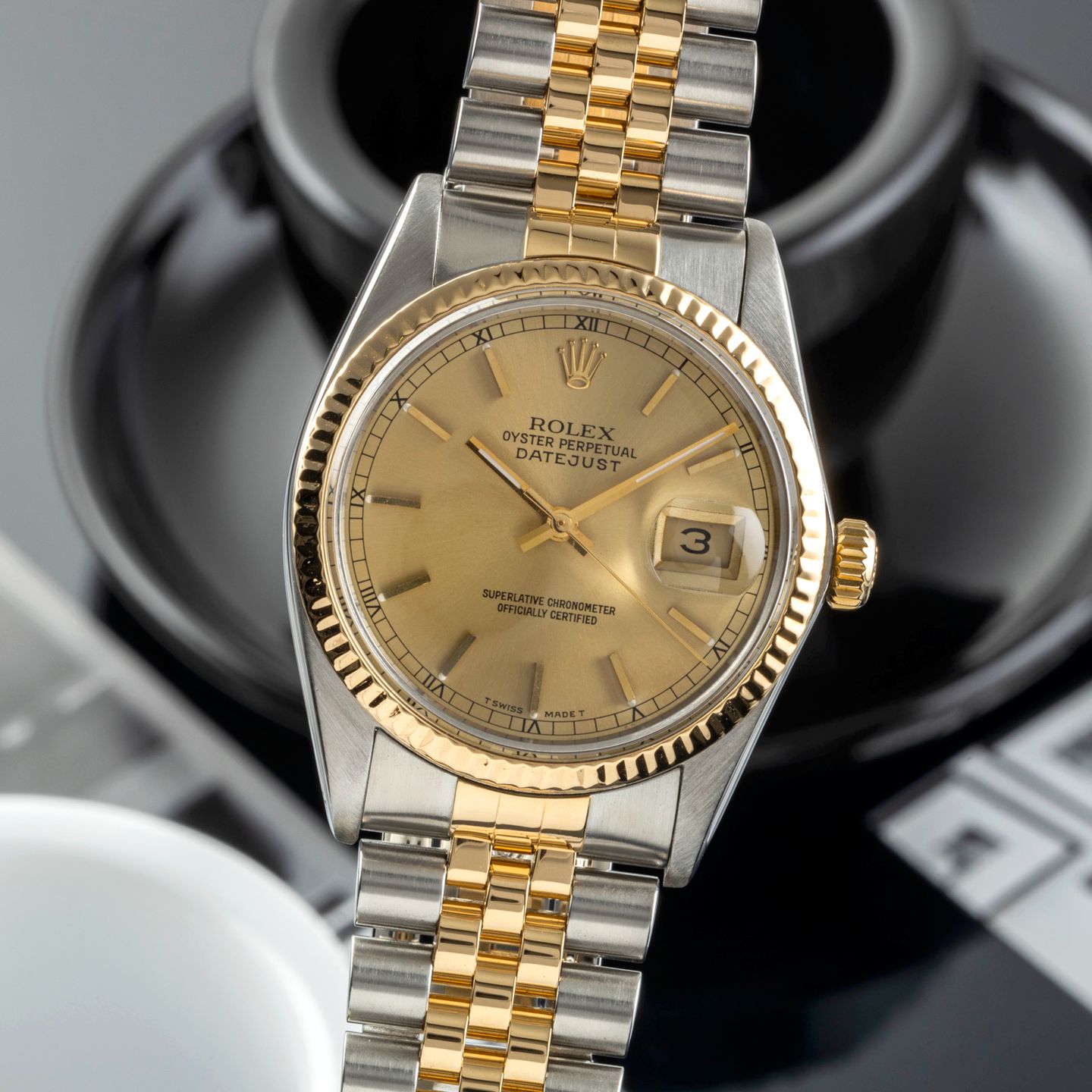 Rolex Datejust 36 16013 (1983) - 36mm Goud/Staal (3/8)