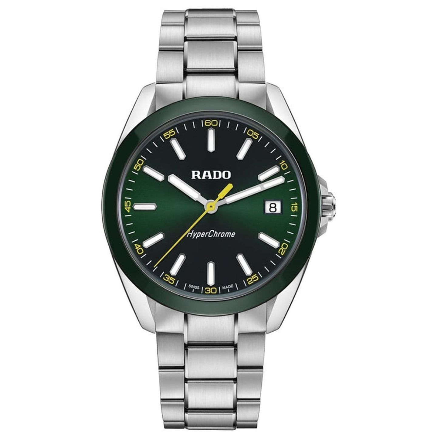 Rado HyperChrome R32280313 (2026) - Groen wijzerplaat 42mm Staal (1/4)