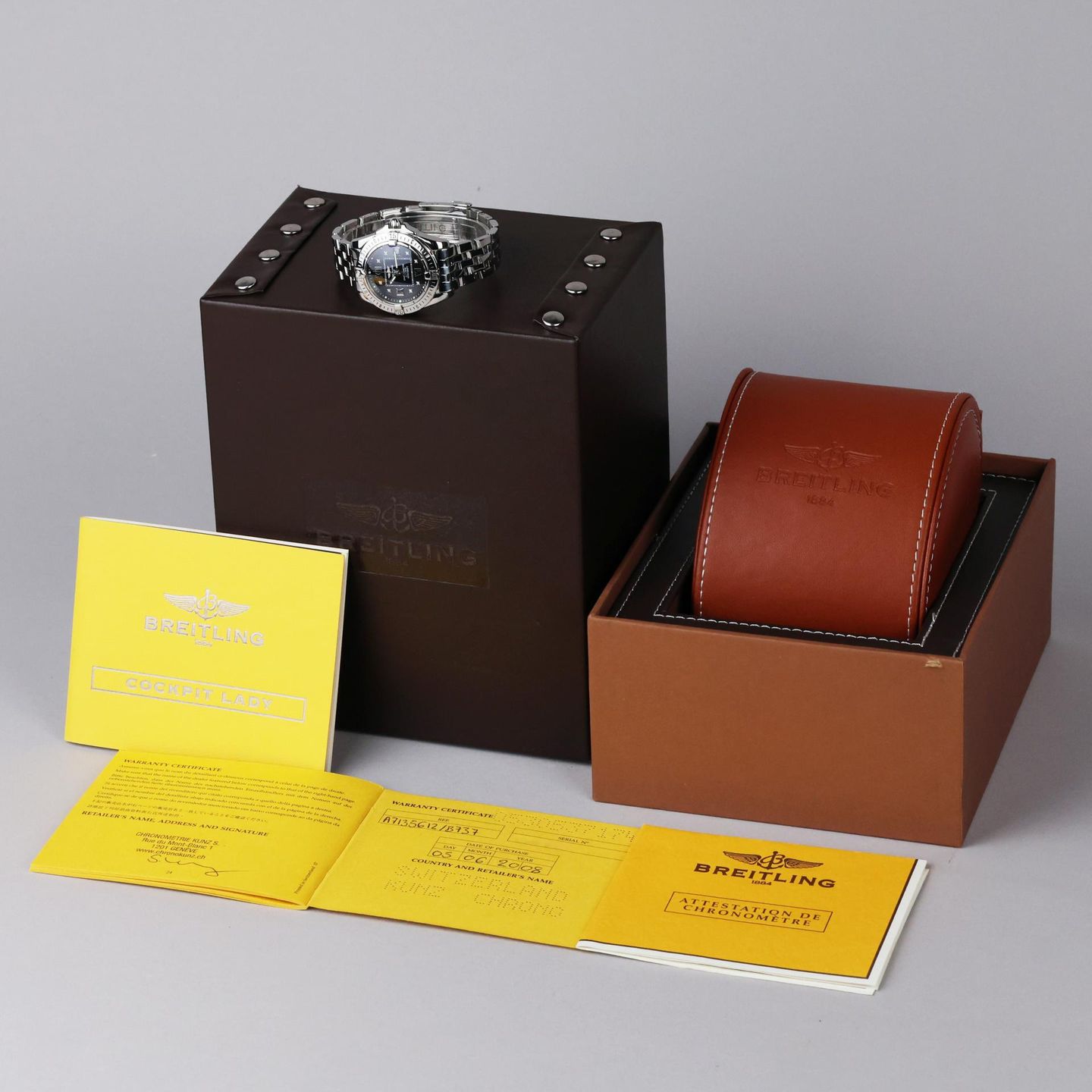 Breitling Cockpit Lady A71356 (2008) - 32 mm Steel case (8/8)