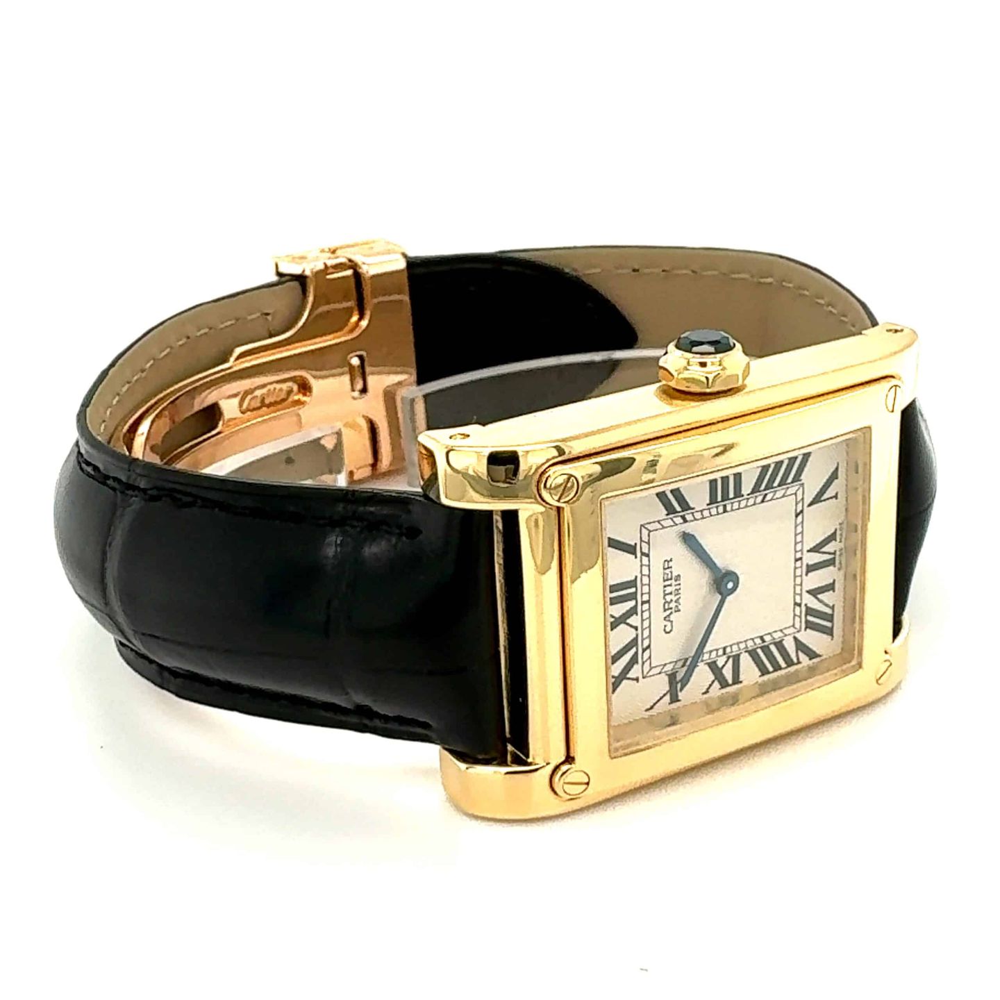 Cartier Tank 2484 (2004) - Geelgoud (3/8)