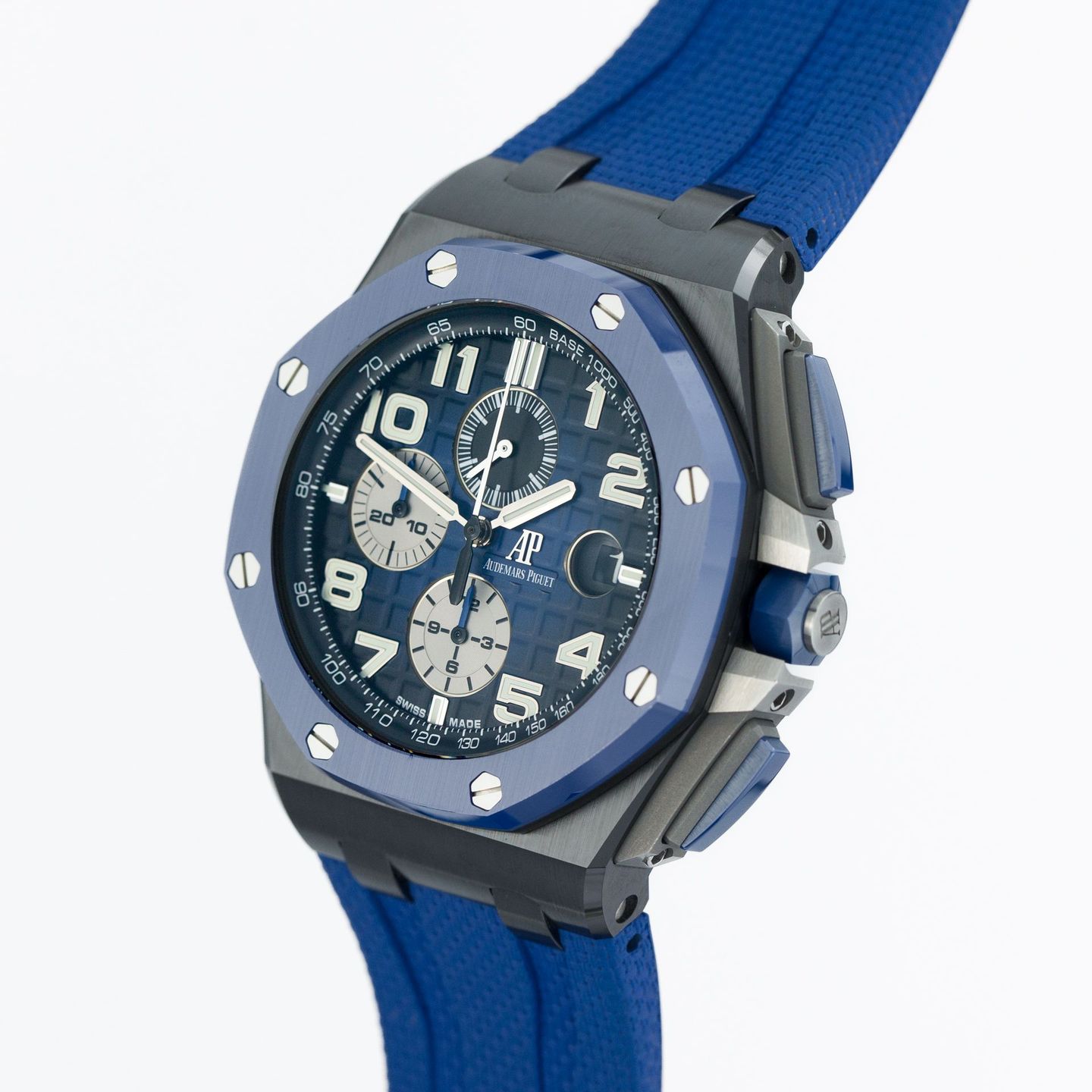 Audemars Piguet Royal Oak Offshore Chronograph 26405CE.OO.A030CA.01 (2023) - Blauw wijzerplaat 44mm Keramiek (3/7)