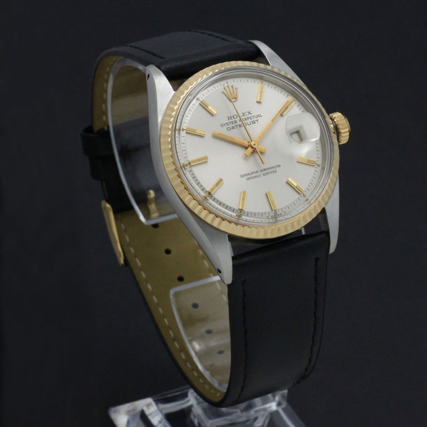 Rolex Datejust 1601 (1970) - Silver dial 36 mm Gold/Steel case (5/7)
