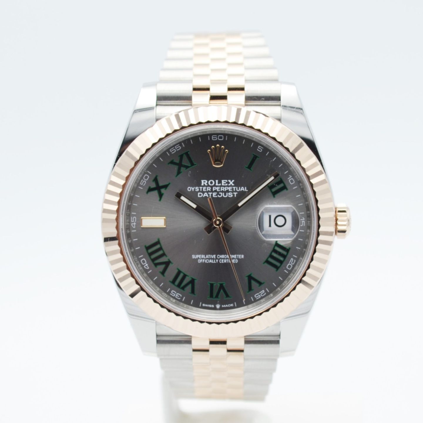 Rolex Datejust 41 126331 (2023) - Grey dial 41 mm Gold/Steel case (1/7)