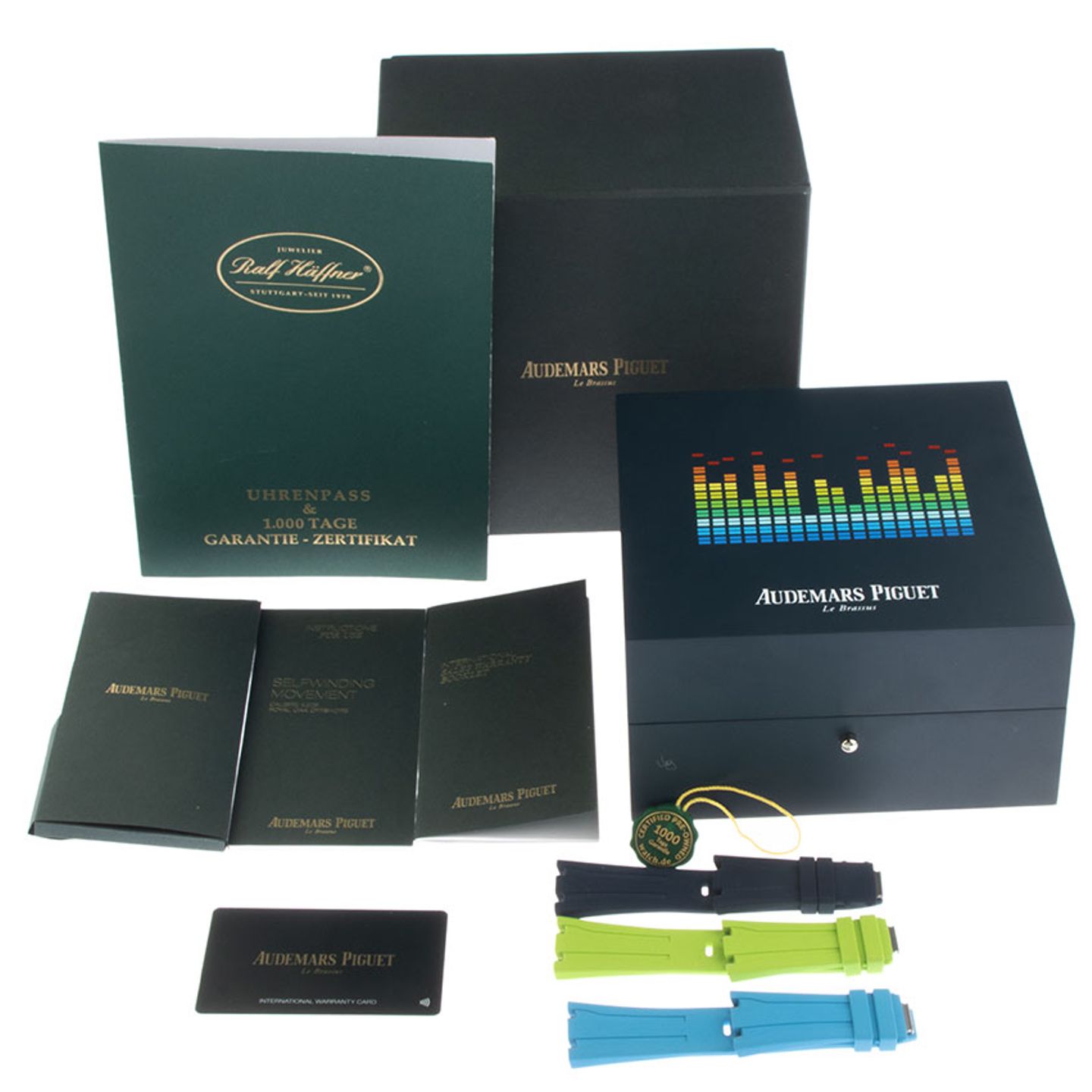 Audemars Piguet Royal Oak Offshore 15600TI.OO.A343CA.01 (2022) - Blauw wijzerplaat 43mm Titanium (2/7)