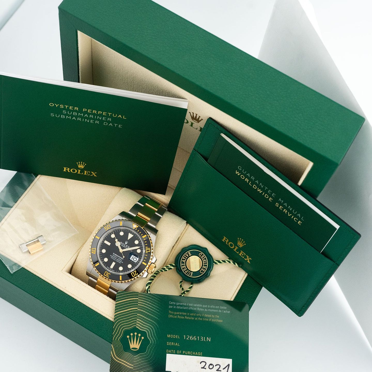 Rolex Submariner Date 126613LN (2021) - 41 mm Gold/Steel case (5/5)