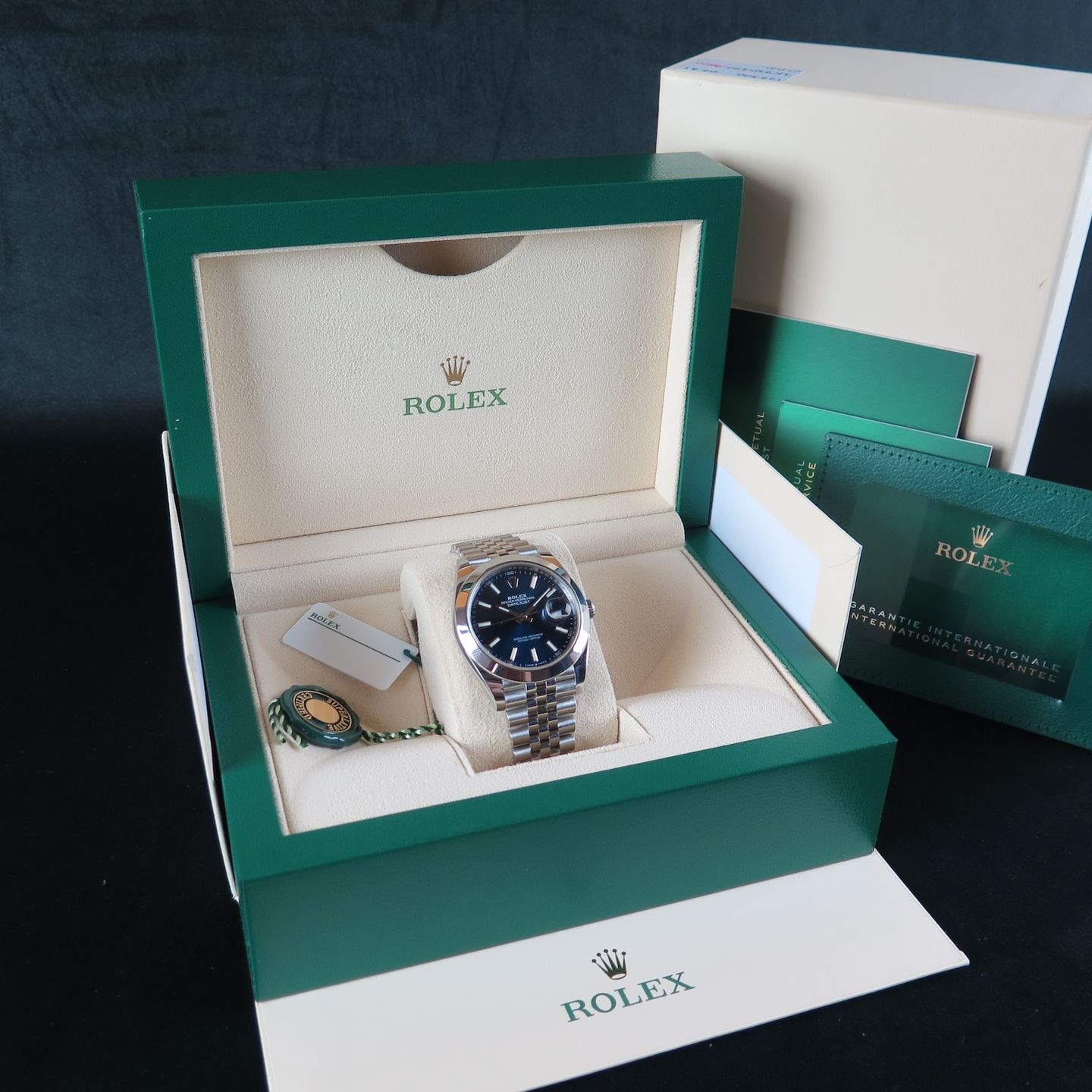 Rolex Datejust 41 126300 (2021) - Blue dial 41 mm Steel case (8/8)