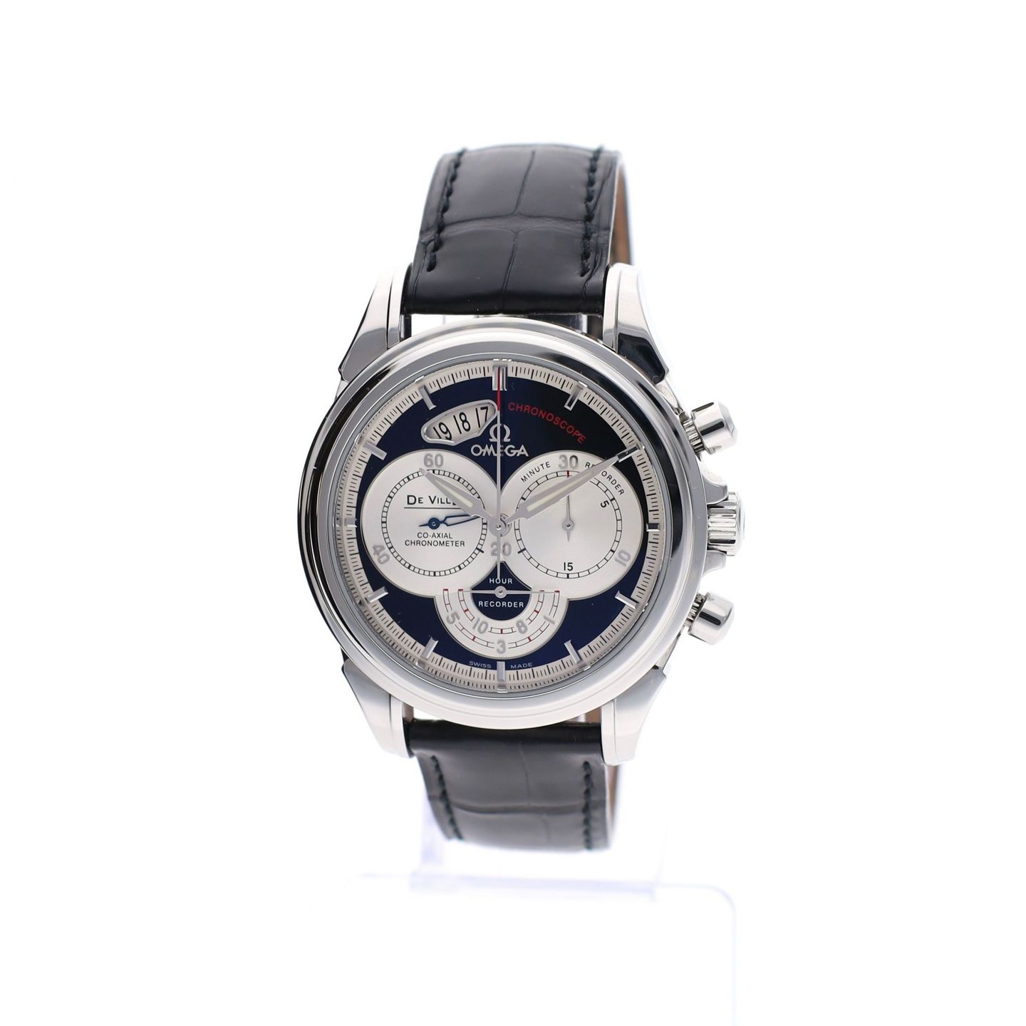 Omega De Ville Co-Axial 4850.50.31 (2011) - Black dial 41 mm Steel case (1/8)