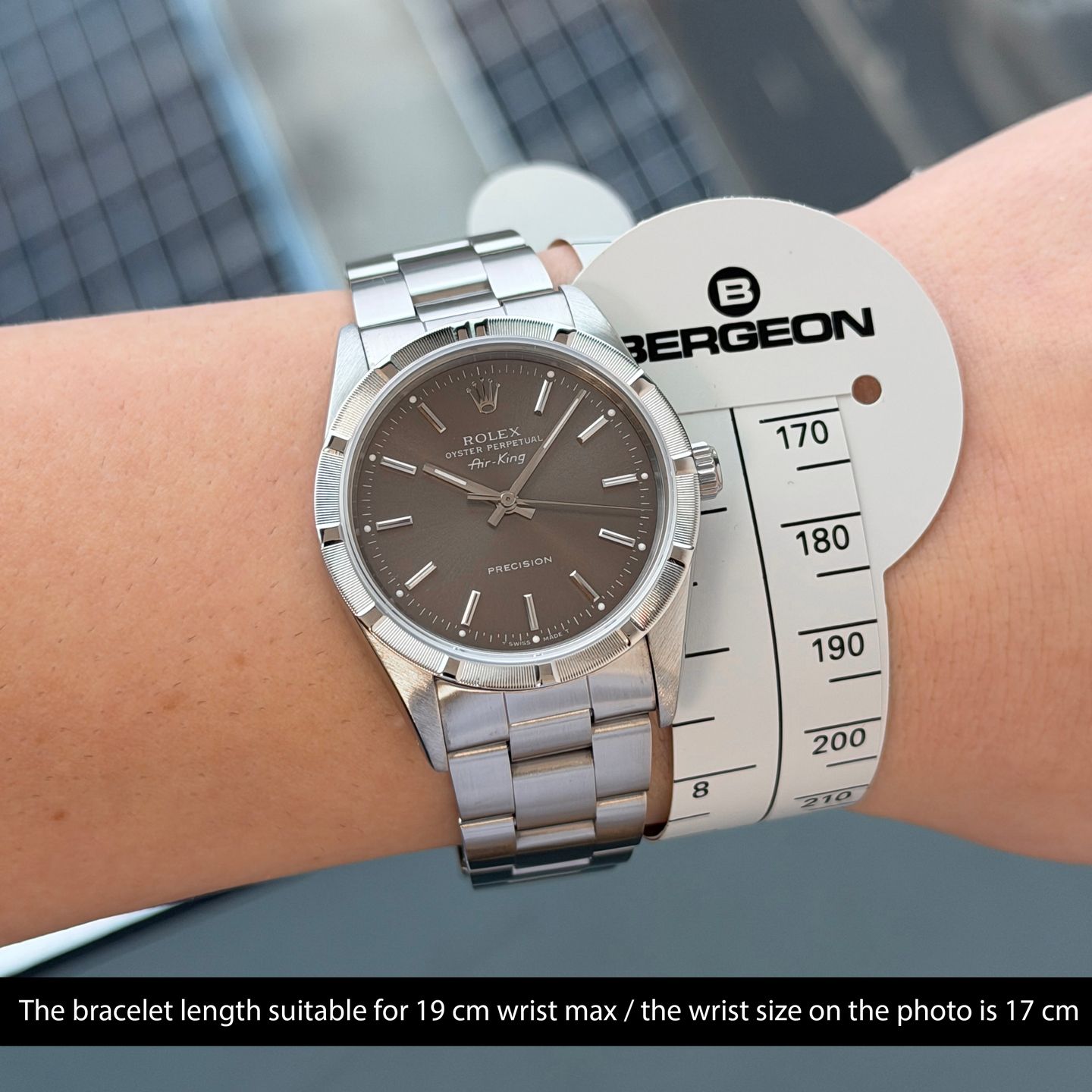 Rolex Air-King 14010 (1991) - 34mm Staal (2/8)