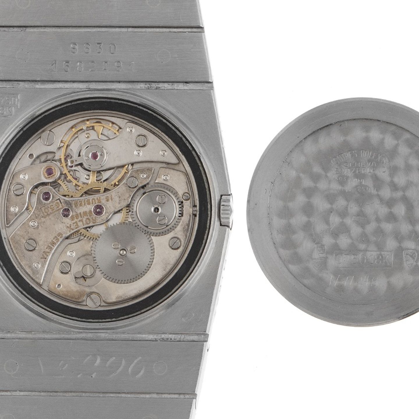 Rolex Vintage 9630 (1967) - 27mm Witgoud (8/8)