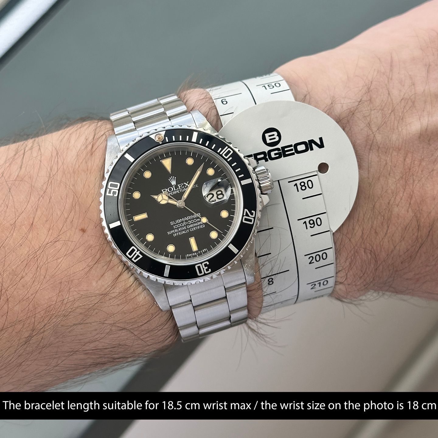 Rolex Submariner Date 16800 (1987) - Black dial 40 mm Steel case (2/8)