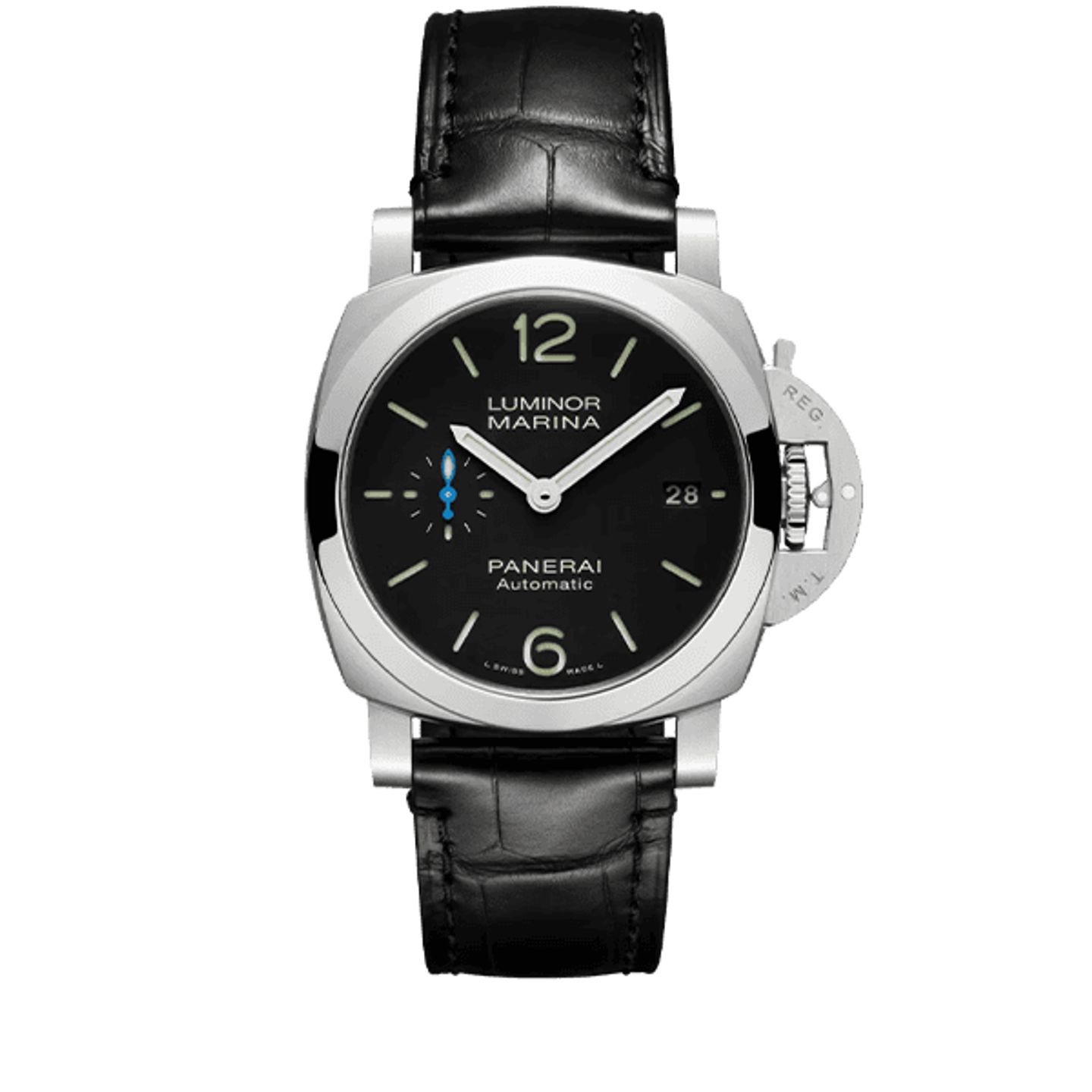 Panerai Luminor 1950 PAM01372 (2026) - Zwart wijzerplaat 40mm Staal (1/8)