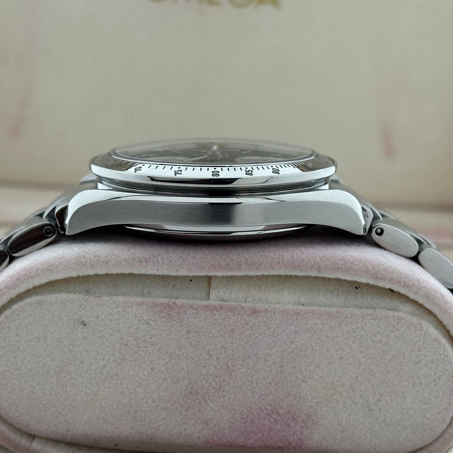 Omega Speedmaster Date 3513.51 (2001) - Zwart wijzerplaat 39mm Staal (4/8)