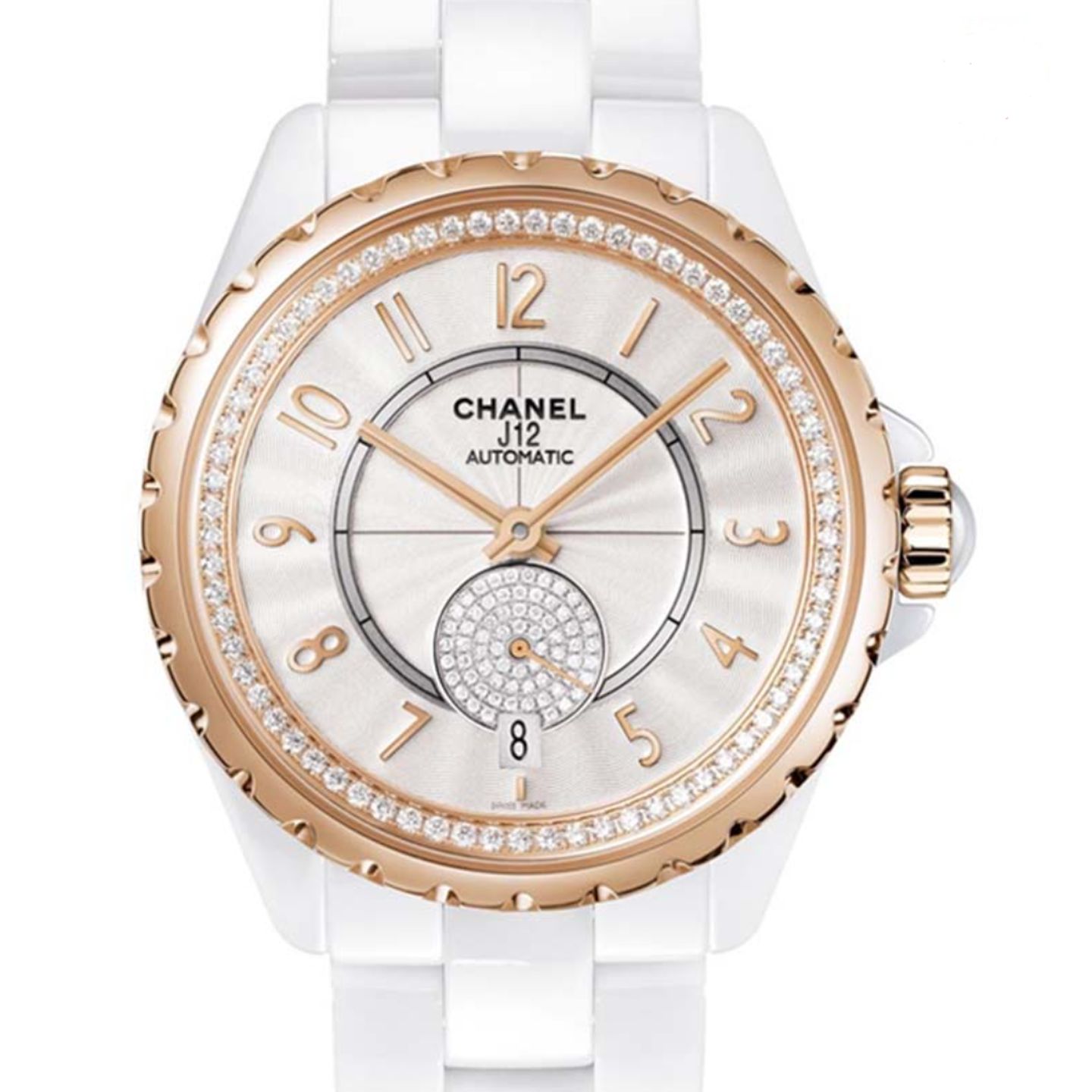 Chanel J12 H3843 (2023) - White dial 37 mm Ceramic case (1/1)