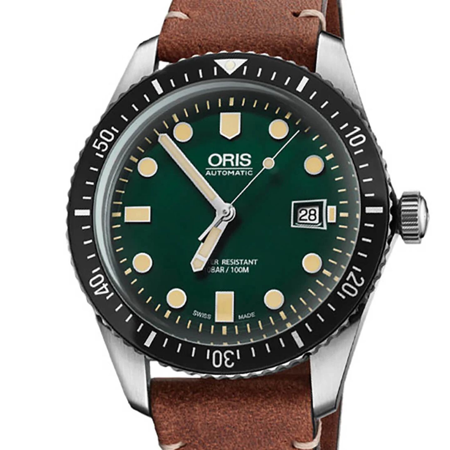 Oris Divers Sixty Five 01 733 7720 4057-07 5 21 45 (2023) - Green dial 42 mm Steel case (1/3)