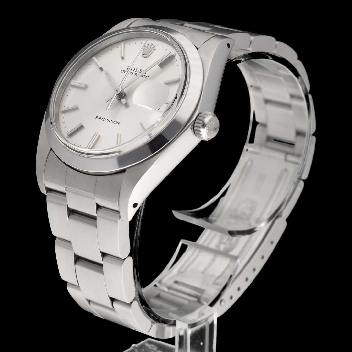 Rolex Oyster Precision 6694 (1984) - Silver dial 34 mm Steel case (4/7)