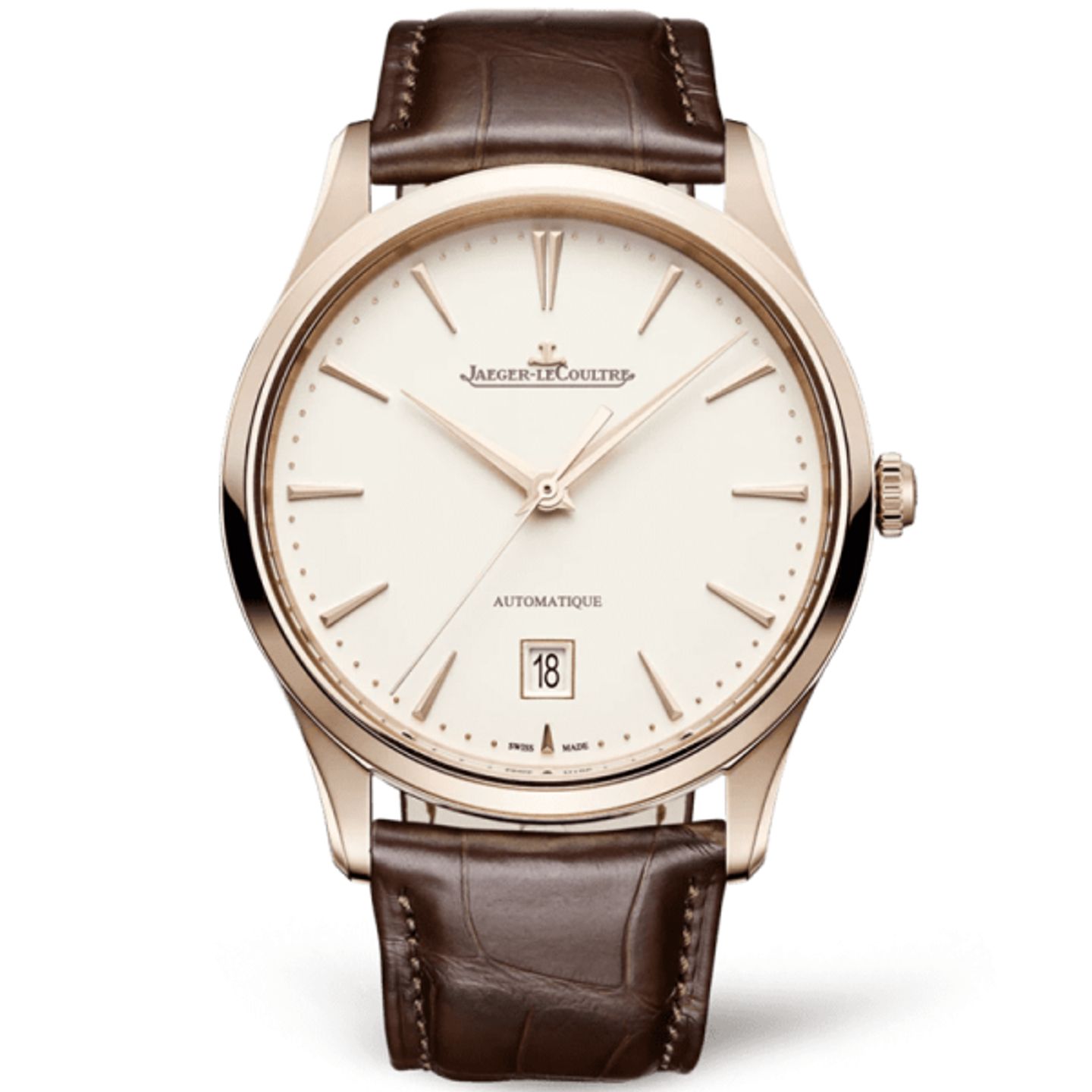 Jaeger-LeCoultre Master Ultra Thin Date Q1232510 (2024) - White dial 39 mm Rose Gold case (1/1)