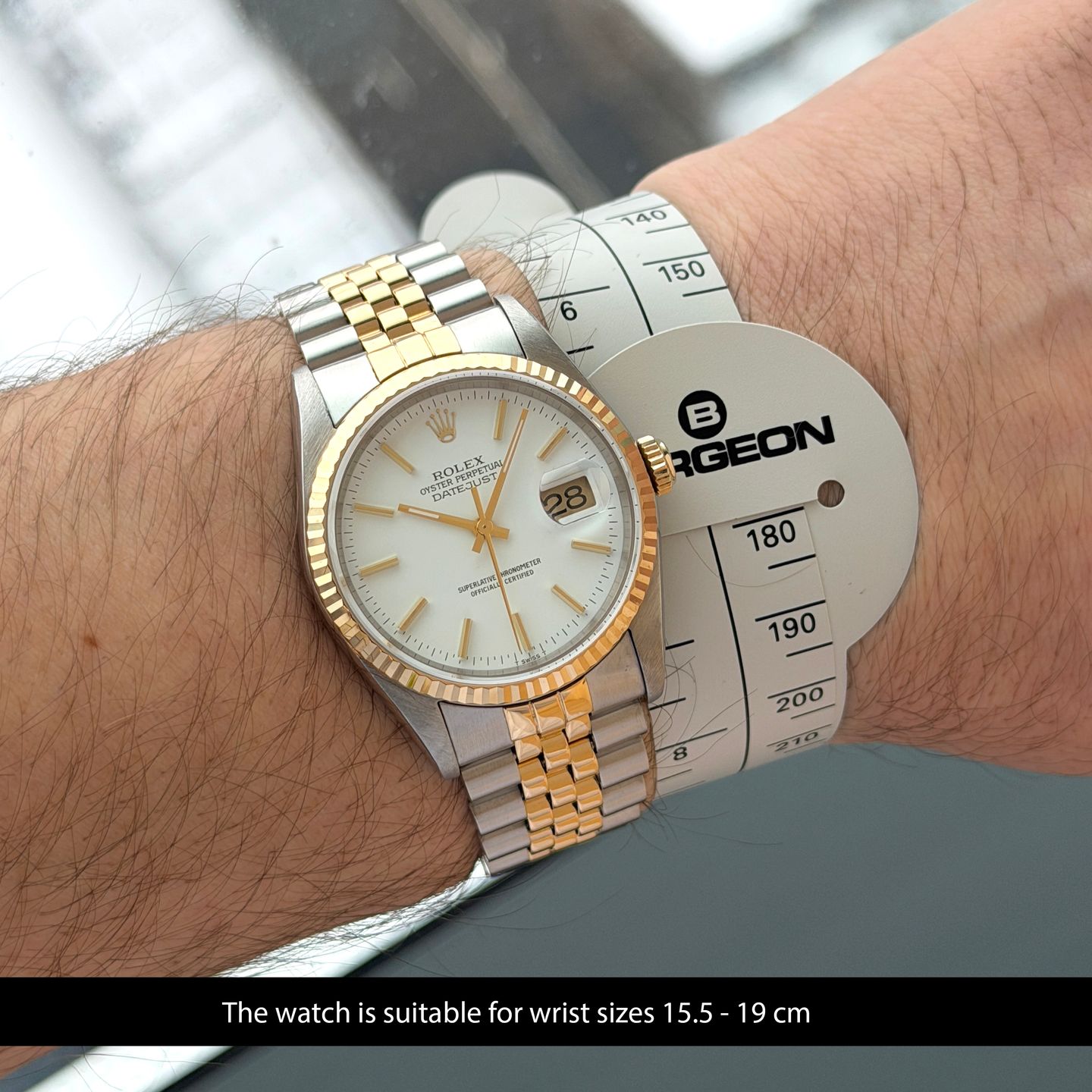 Rolex Datejust 36 16233 (1989) - 36mm Goud/Staal (2/8)