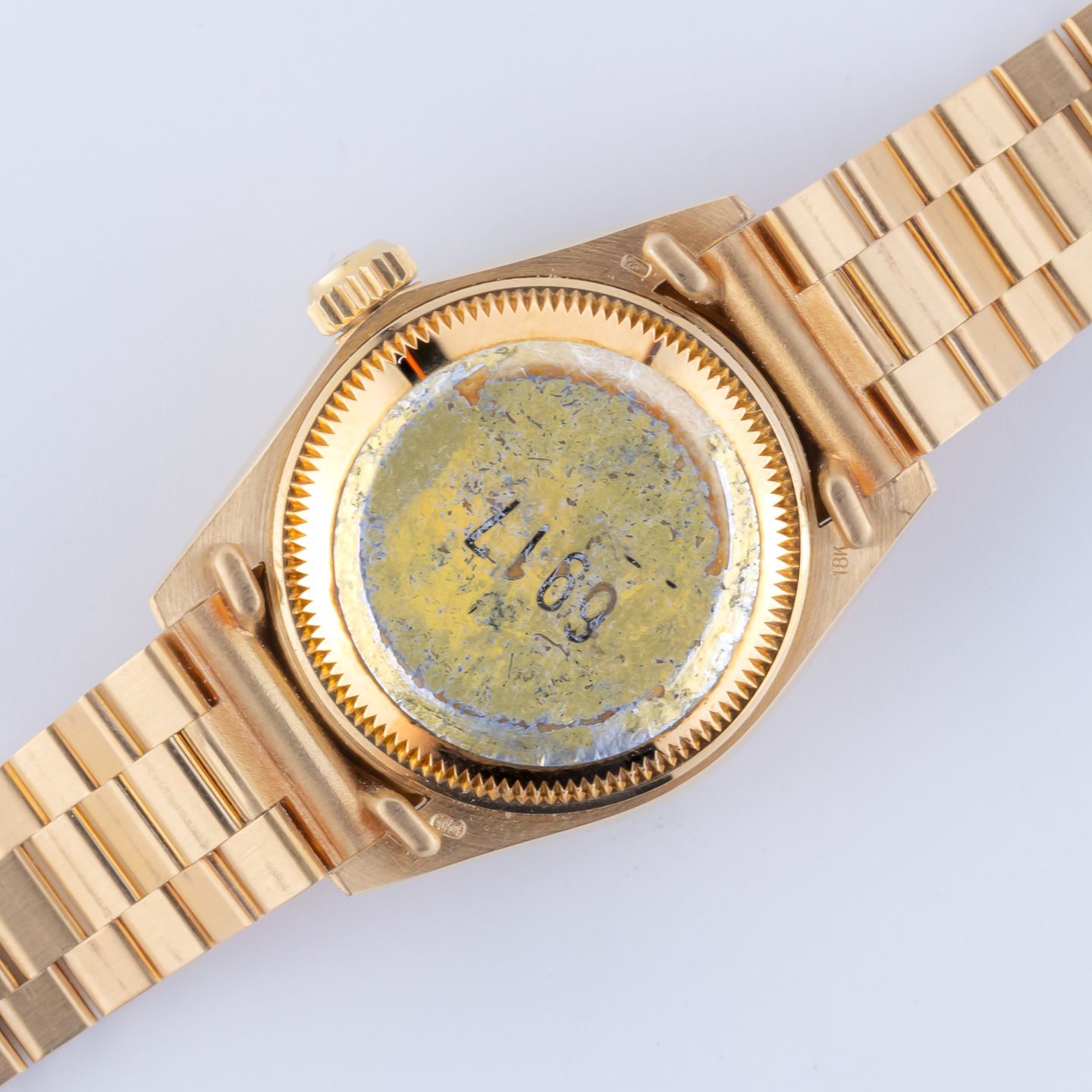 Rolex Lady-Datejust 6917 (1983) - Brown dial 26 mm Yellow Gold case (4/8)
