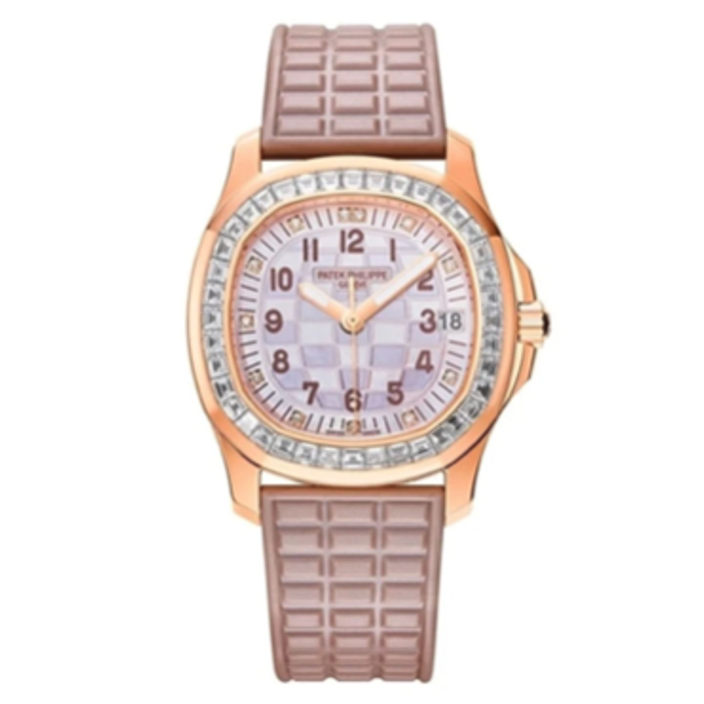 Patek Philippe Aquanaut 5072R-001 (2025) - Pearl dial 35 mm Rose Gold case (1/2)