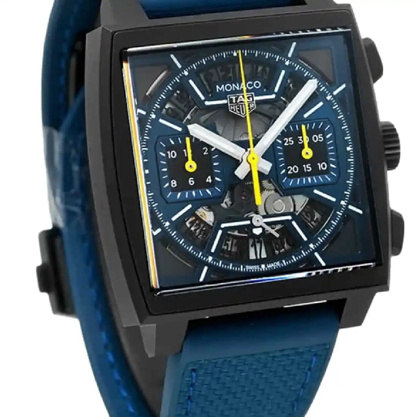 TAG Heuer Monaco CBL2188.FT6261 (2025) - Transparent dial 39 mm Titanium case (2/3)