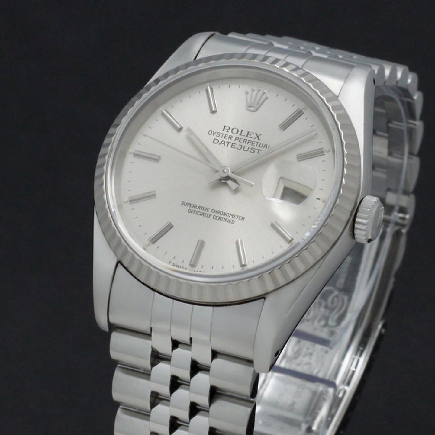 Rolex Datejust 36 16234 (1992) - Zilver wijzerplaat 36mm Staal (7/7)