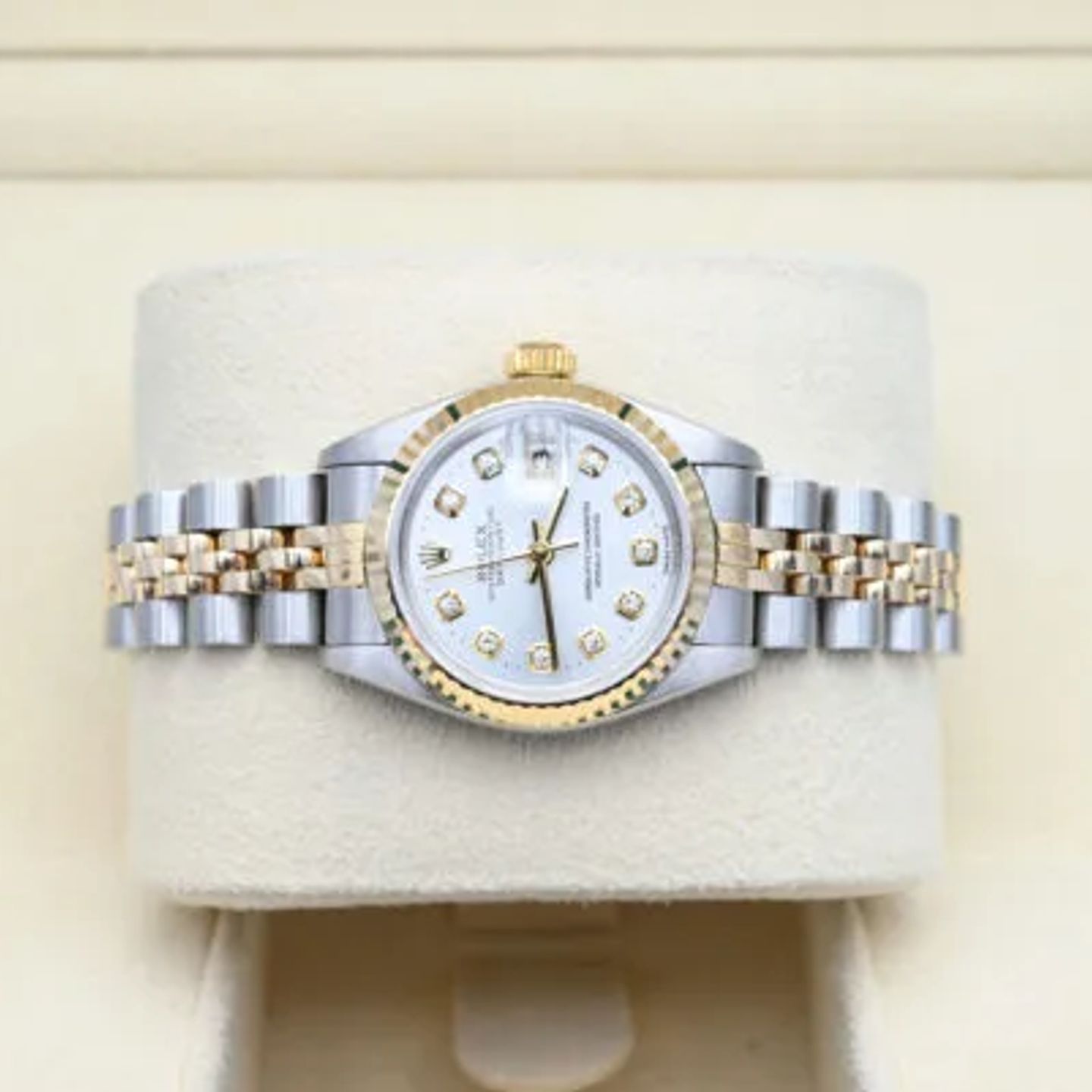 Rolex Lady-Datejust 69173 (1999) - Silver dial 26 mm Gold/Steel case (5/7)