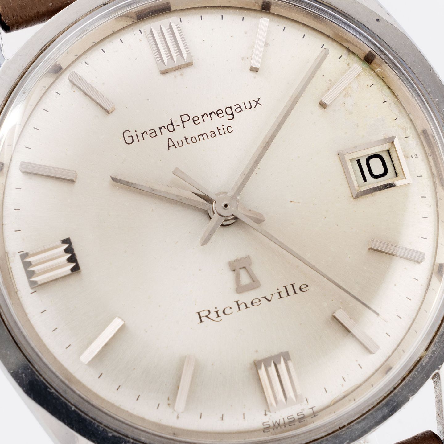 Girard-Perregaux Vintage 8845 (1960) - Zilver wijzerplaat 35mm Staal (2/6)