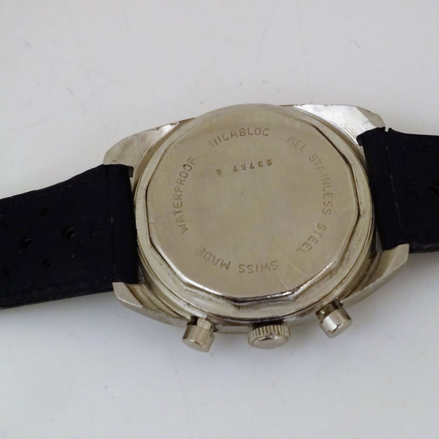 Eminent Vintage Unknown (1970) - Black dial 37 mm Steel case (8/8)