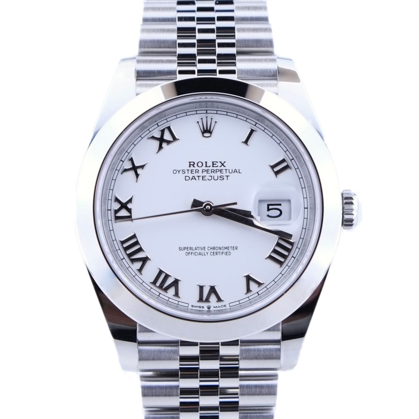 Rolex Datejust 41 126300 (2024) - Zilver wijzerplaat 41mm Staal (1/1)