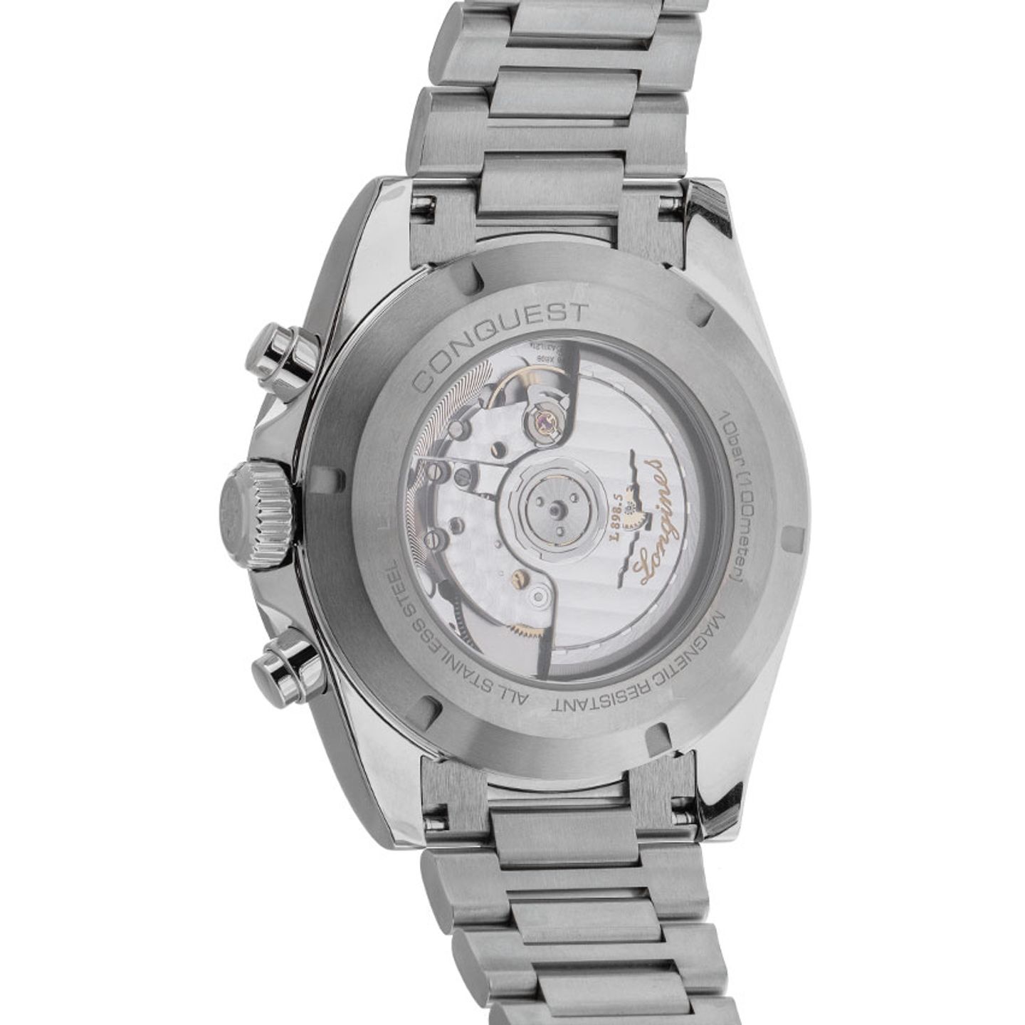 Longines Conquest L3.835.4.32.6 (2025) - Goud wijzerplaat 42mm Staal (6/7)