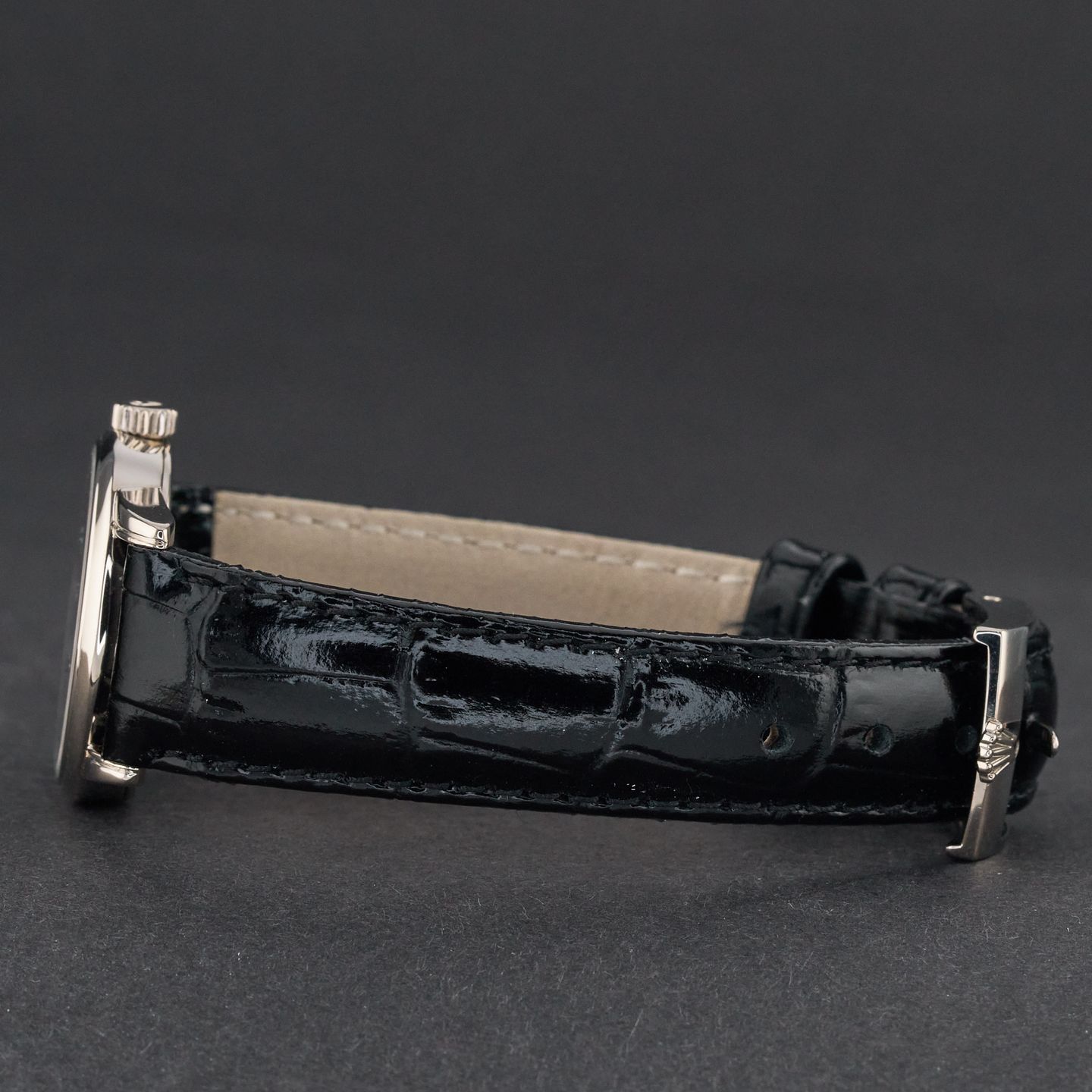 Rolex Cellini 6111 (2011) - Zwart wijzerplaat 26mm Witgoud (4/7)