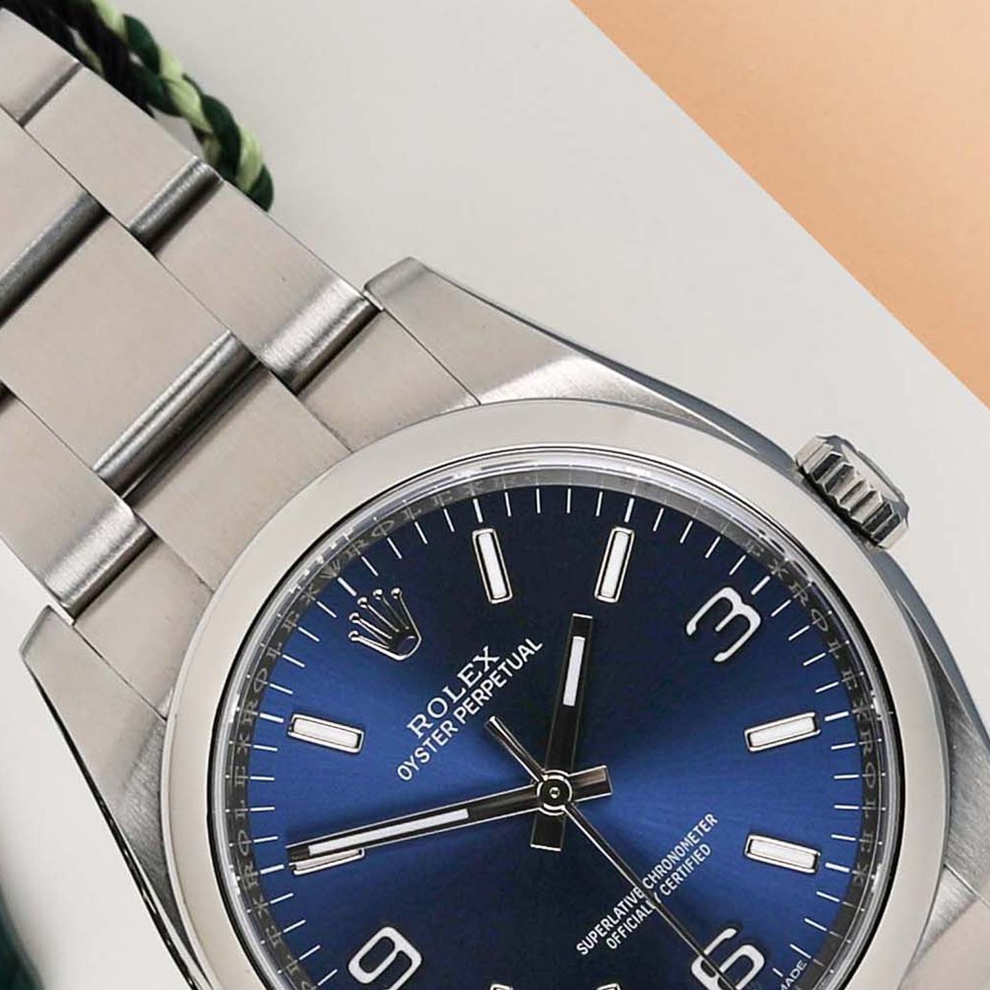 Rolex Oyster Perpetual 36 116000 (2019) - Blue dial 36 mm Steel case (2/7)