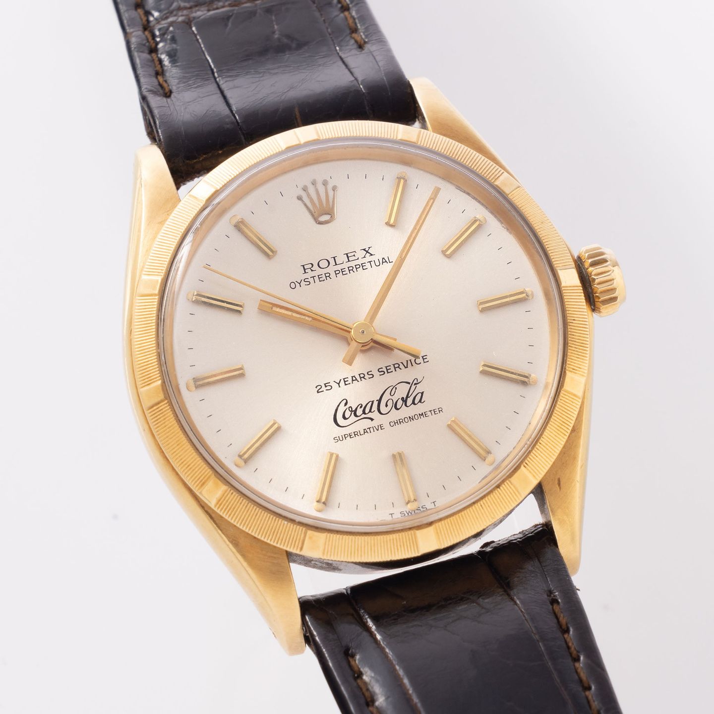 Rolex Oyster Perpetual 1003 (1970) - Zilver wijzerplaat 34mm Staal (1/8)