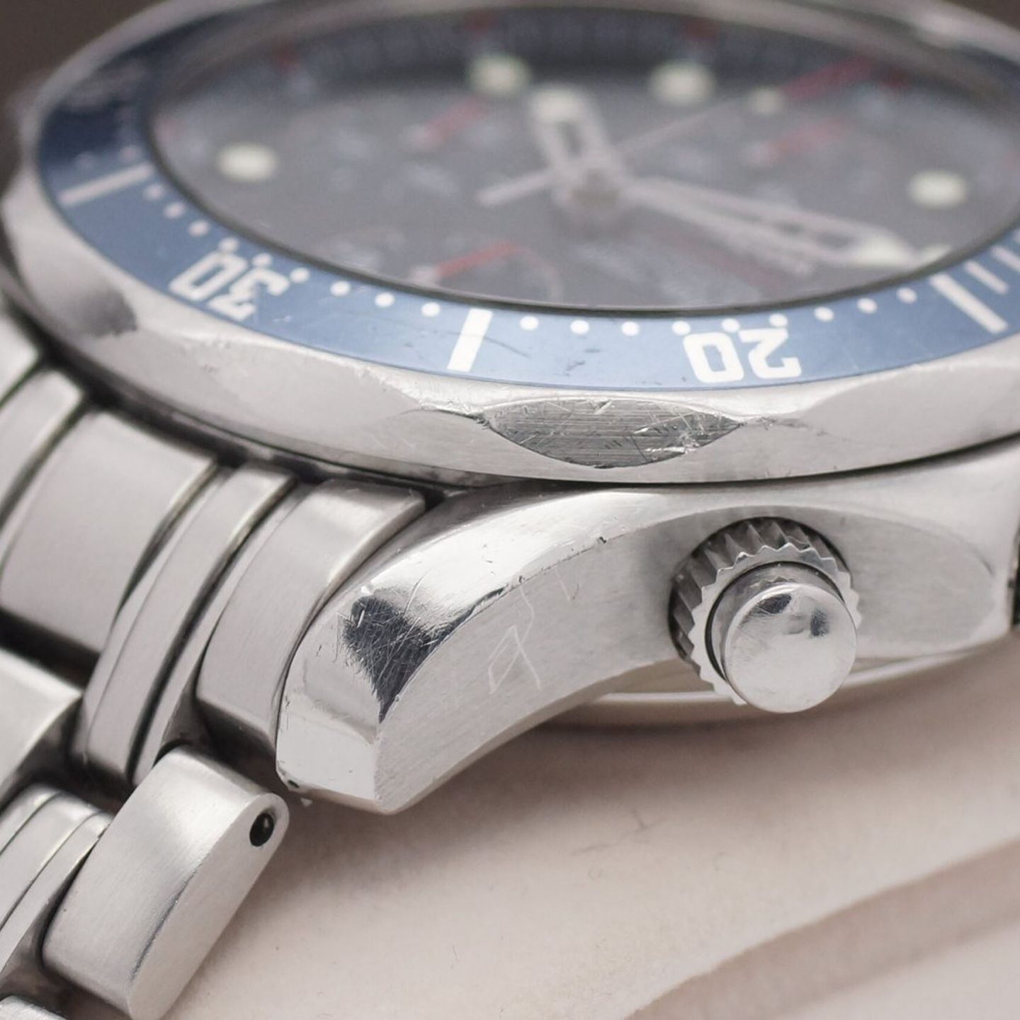 Omega Seamaster Diver 300 M 2225.80.00 (2008) - Blue dial 42 mm Steel case (8/8)