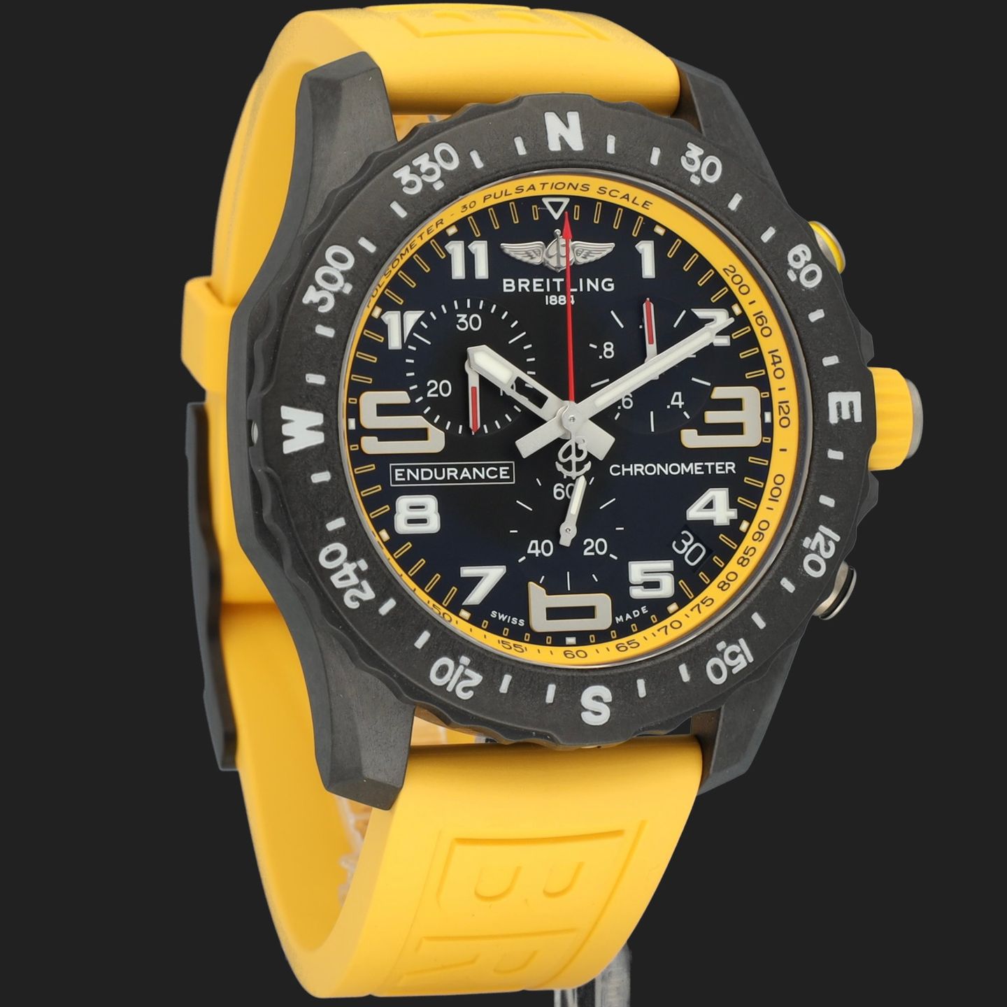 Breitling Endurance Pro X82310A41B1S1 (2020) - Black dial 44 mm Plastic case (4/8)