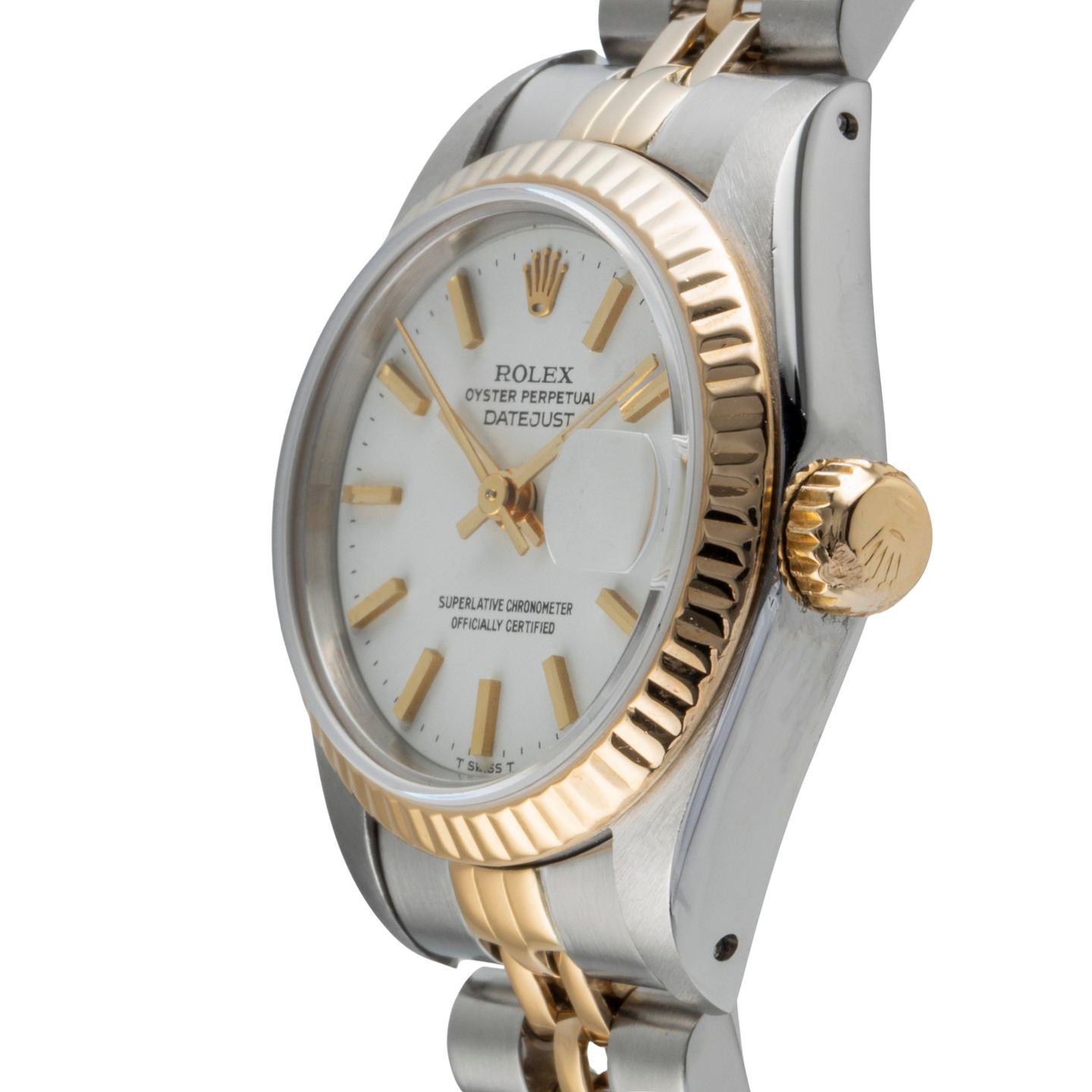 Rolex Lady-Datejust 69173 (1986) - Wit wijzerplaat 26mm Goud/Staal (6/8)