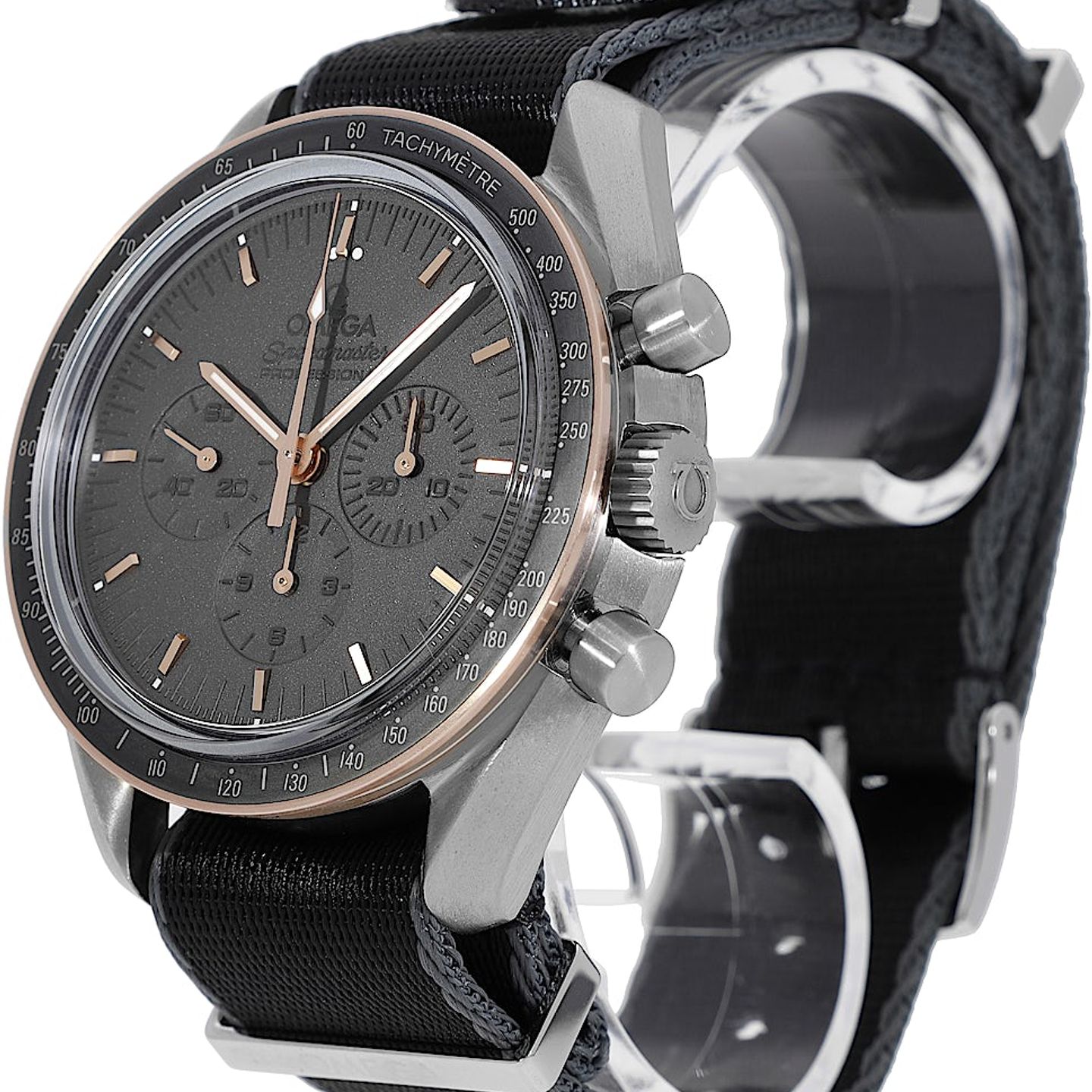 Omega Speedmaster Professional Moonwatch 311.62.42.30.06.001 (2015) - Grey dial 42 mm Rose Gold case (3/5)