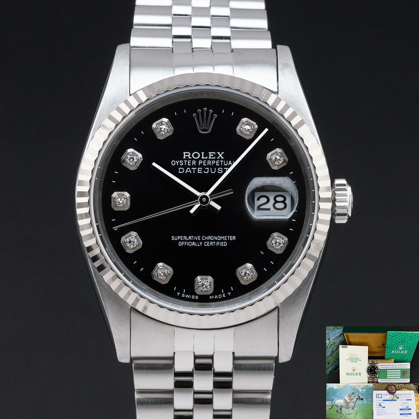 Rolex Datejust 36 16234 (1994) - 36 mm Steel case (1/8)