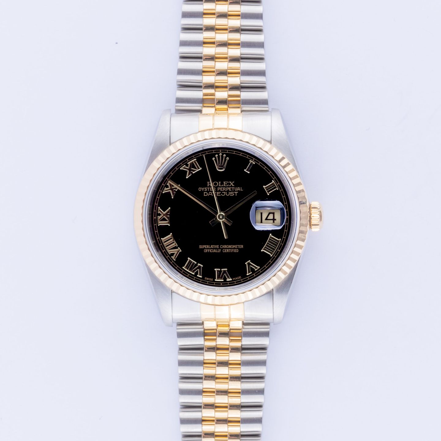 Rolex Datejust 36 16233 (1997) - 36 mm Gold/Steel case (3/8)