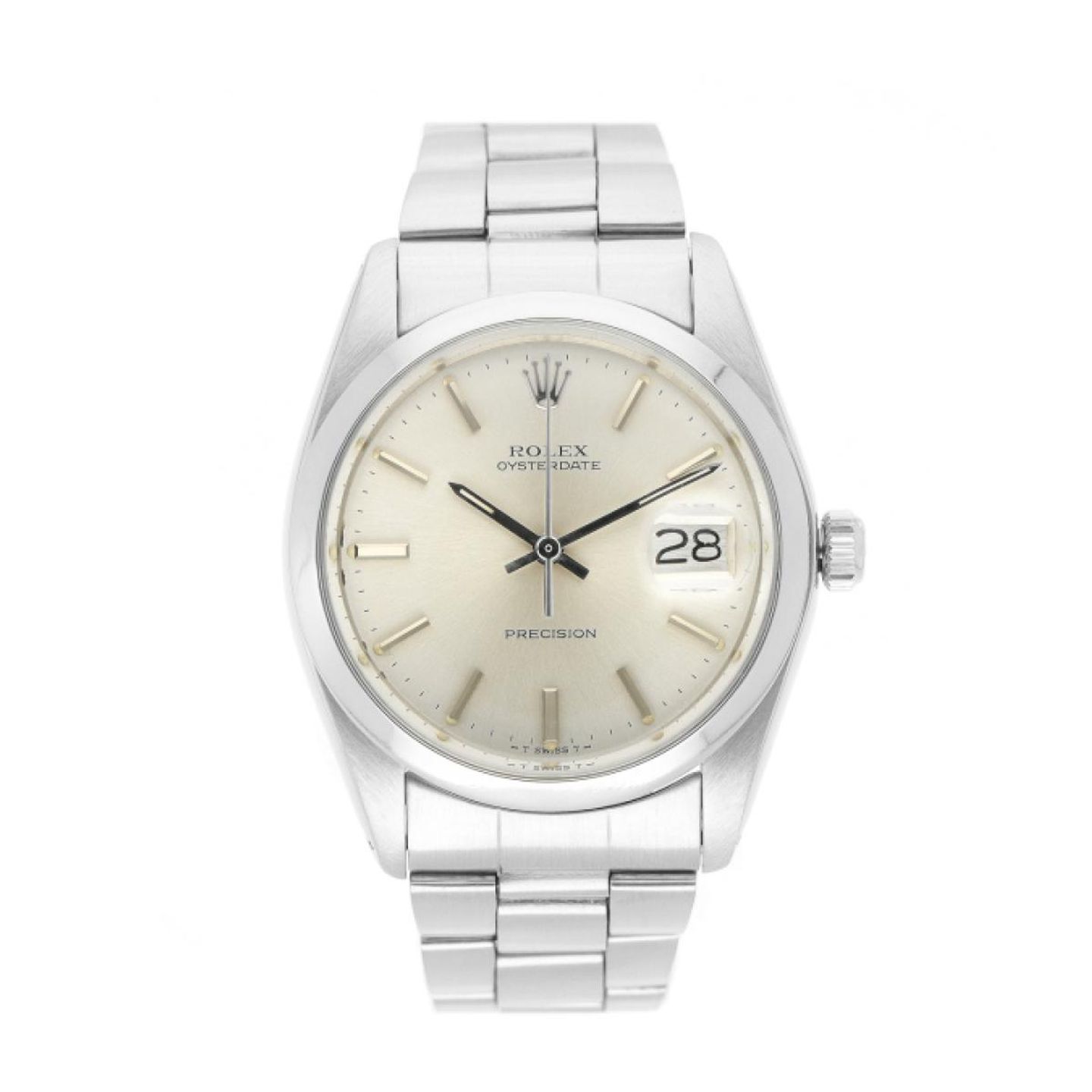 Rolex Oyster Precision 6694 (1981) - Silver dial 34 mm Steel case (1/4)