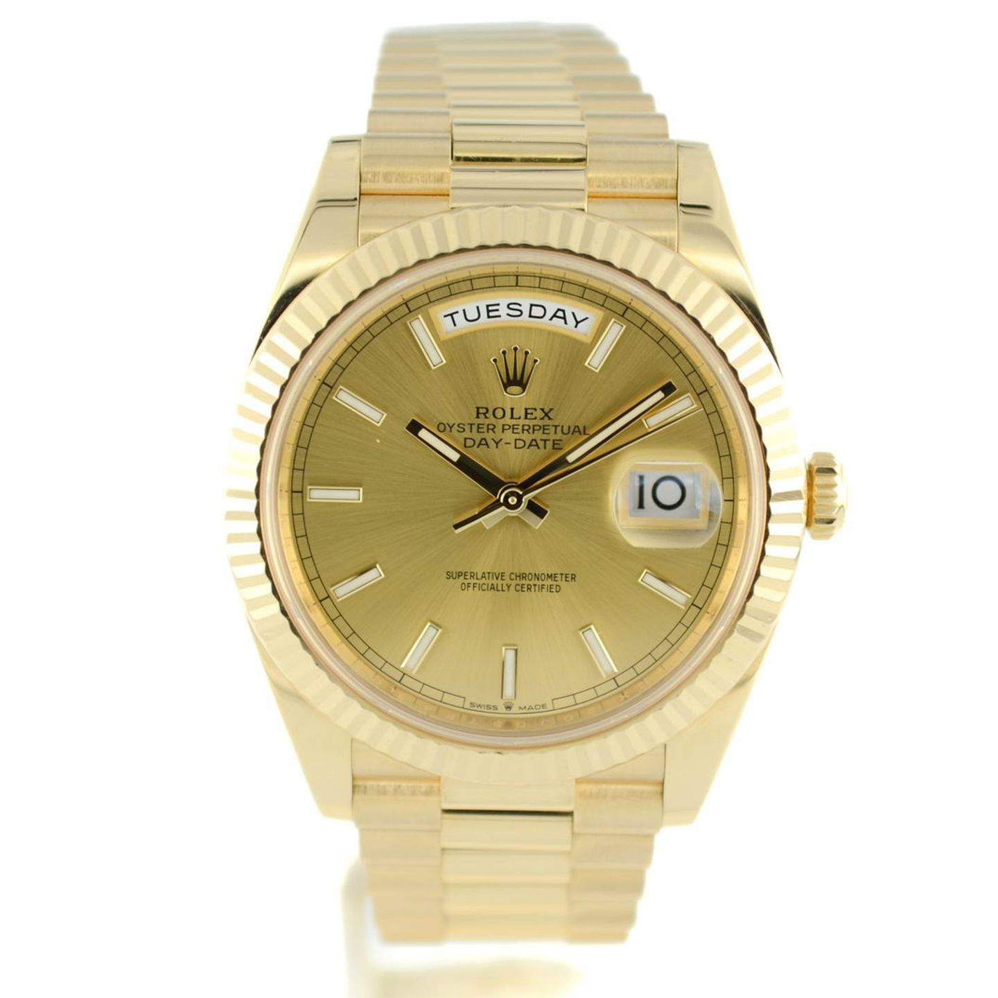 Rolex Day-Date 40 228238 (2024) - 40mm Geelgoud (1/7)