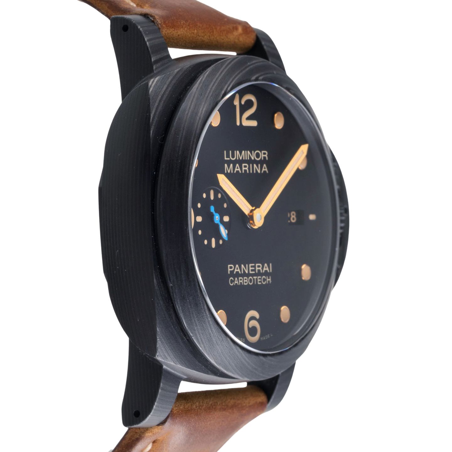 Panerai Luminor Marina 1950 3 Days Automatic PAM00661 (Unknown (random serial)) - Black dial 44 mm Carbon case (7/8)