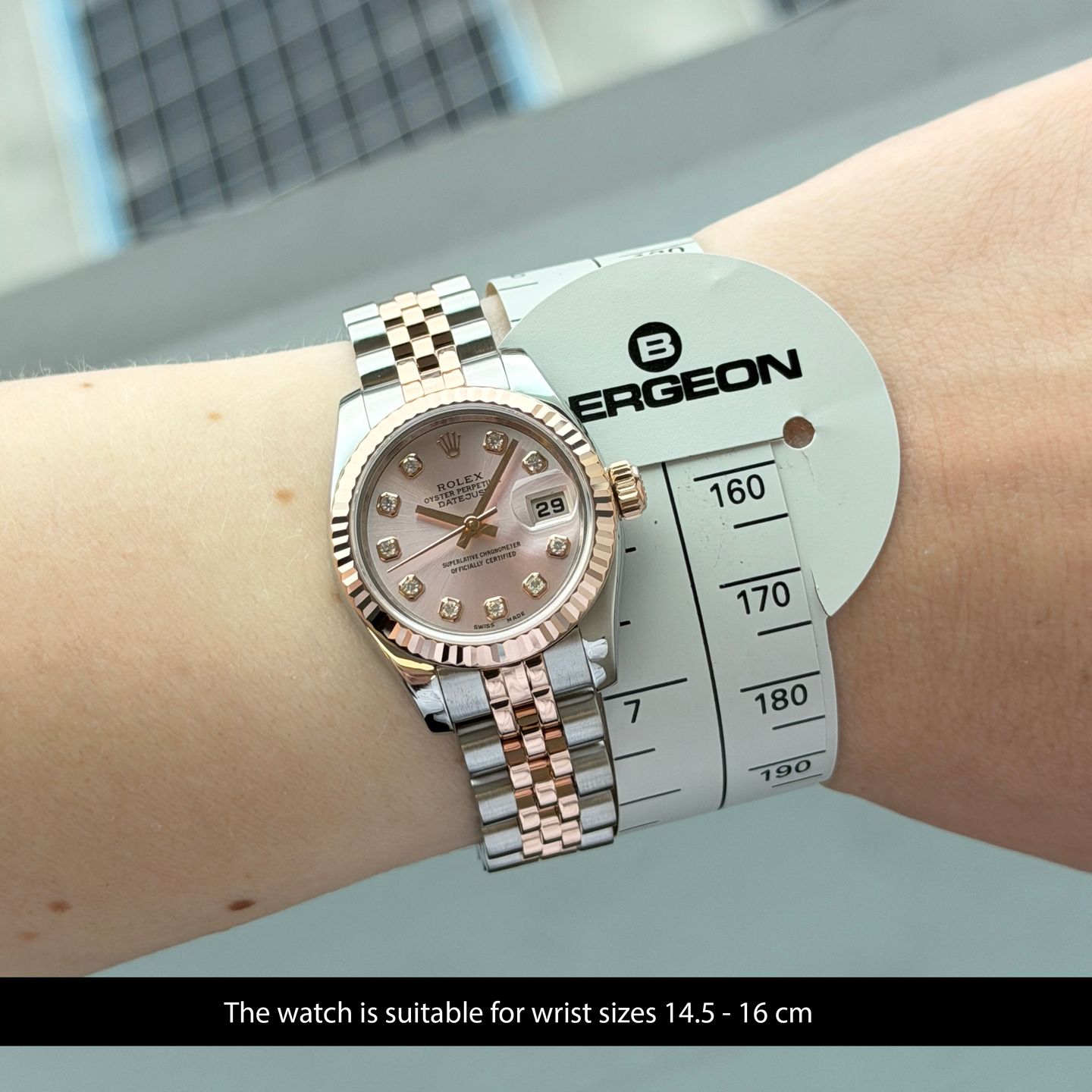 Rolex Lady-Datejust 179171 (2014) - Pink dial 26 mm Gold/Steel case (2/4)