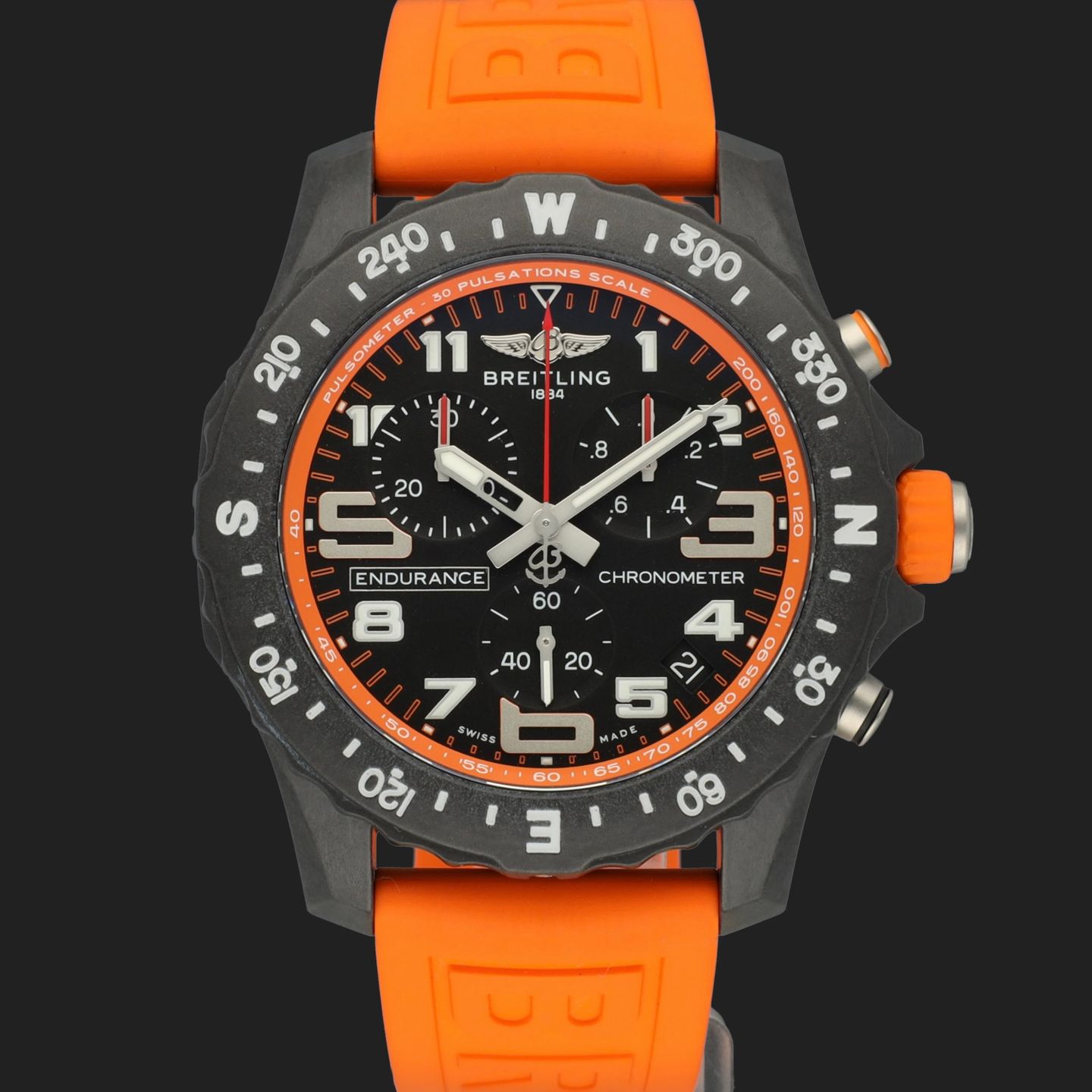 Breitling Endurance Pro X82310A51B1S1 (2023) - Zwart wijzerplaat 44mm Plastic (2/8)