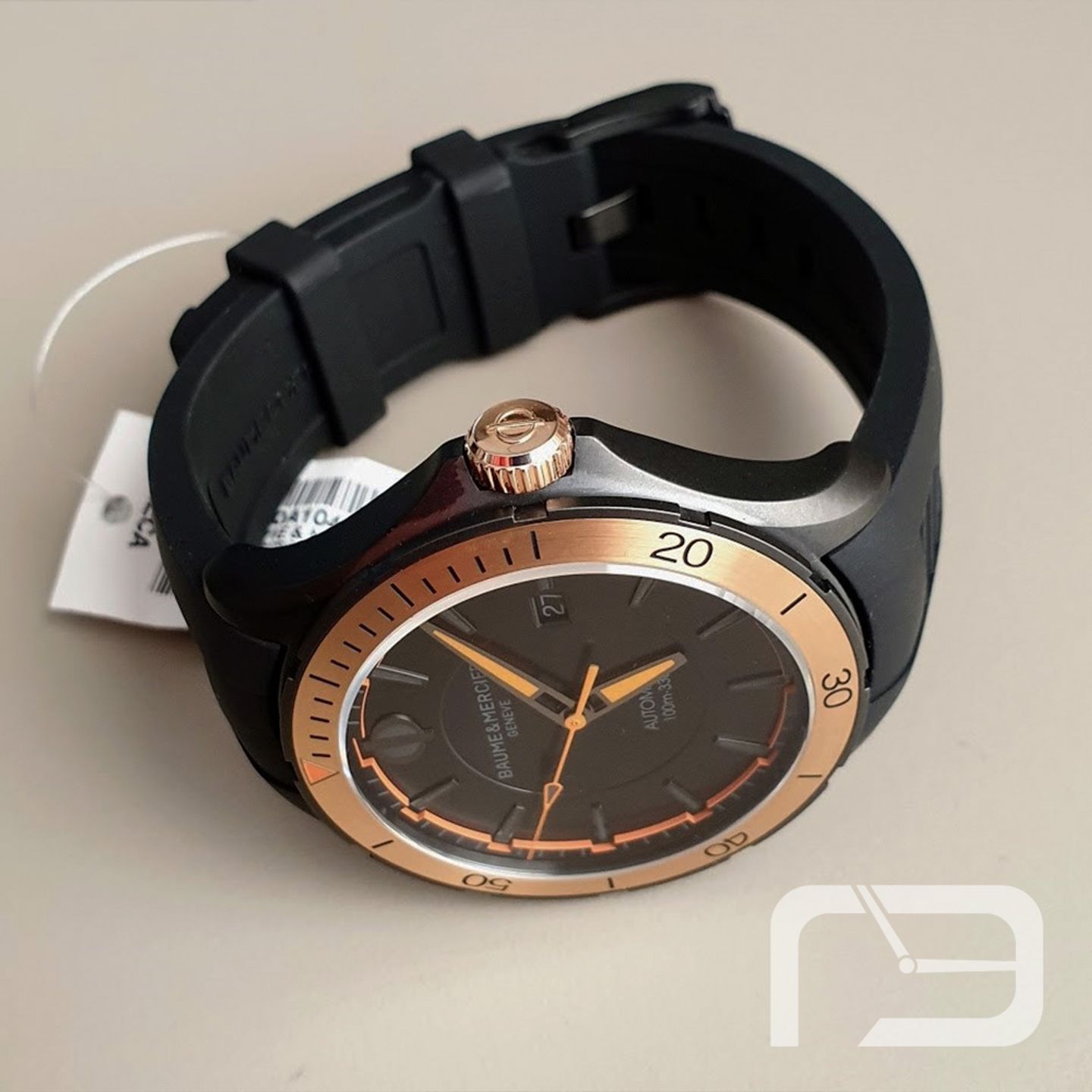 Baume & Mercier Clifton M0A10425 (2024) - Zwart wijzerplaat Onbekend Staal (5/8)