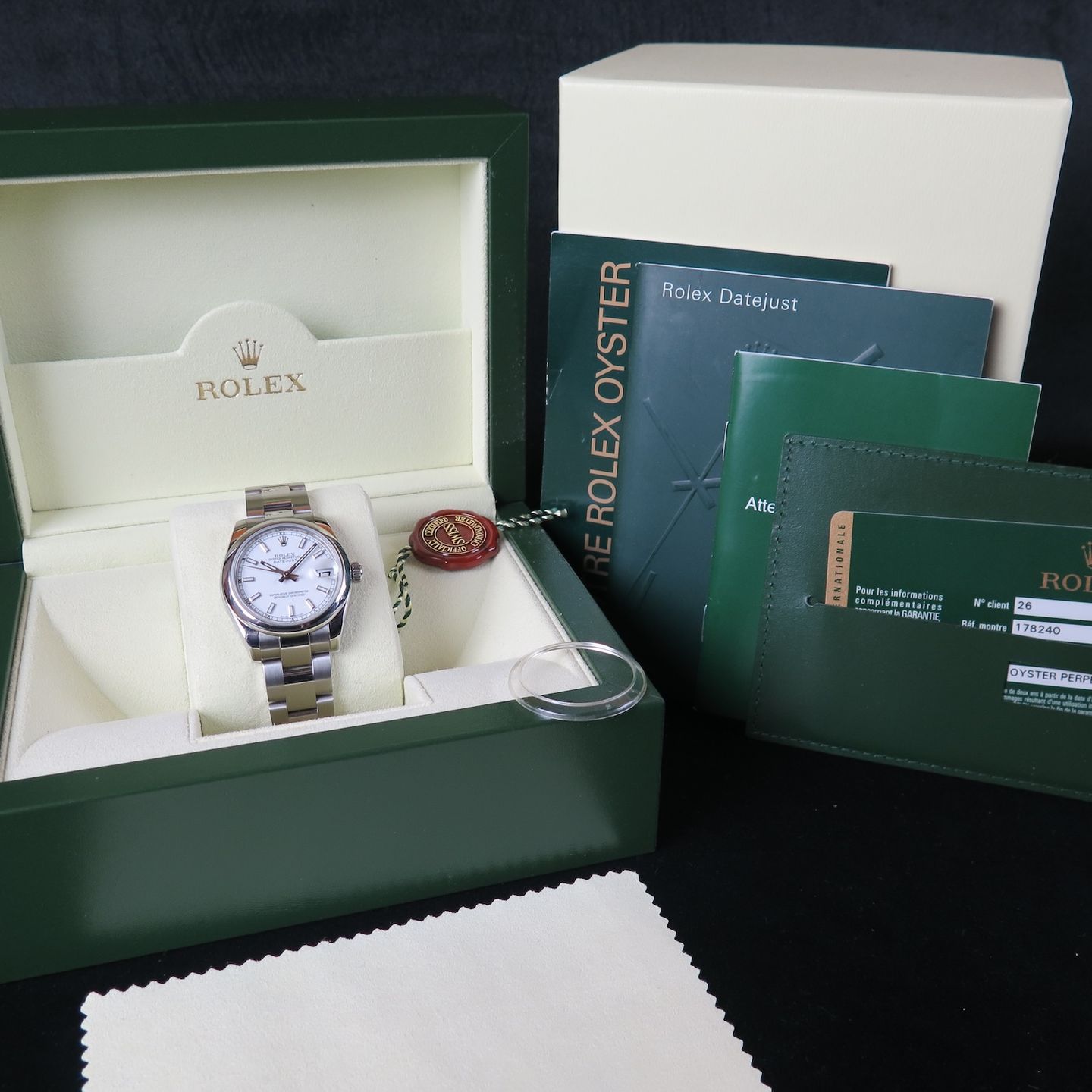 Rolex Datejust 31 178240 (2008) - 31mm Staal (8/8)