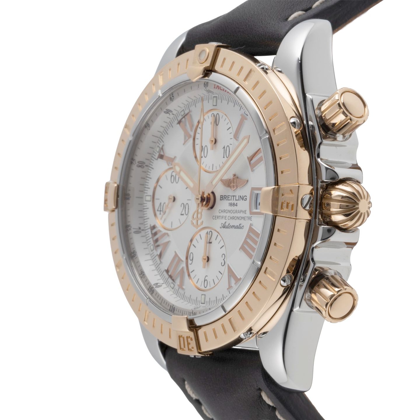 Breitling Chronomat Evolution C13356 (2006) - White dial 44 mm Steel case (6/8)